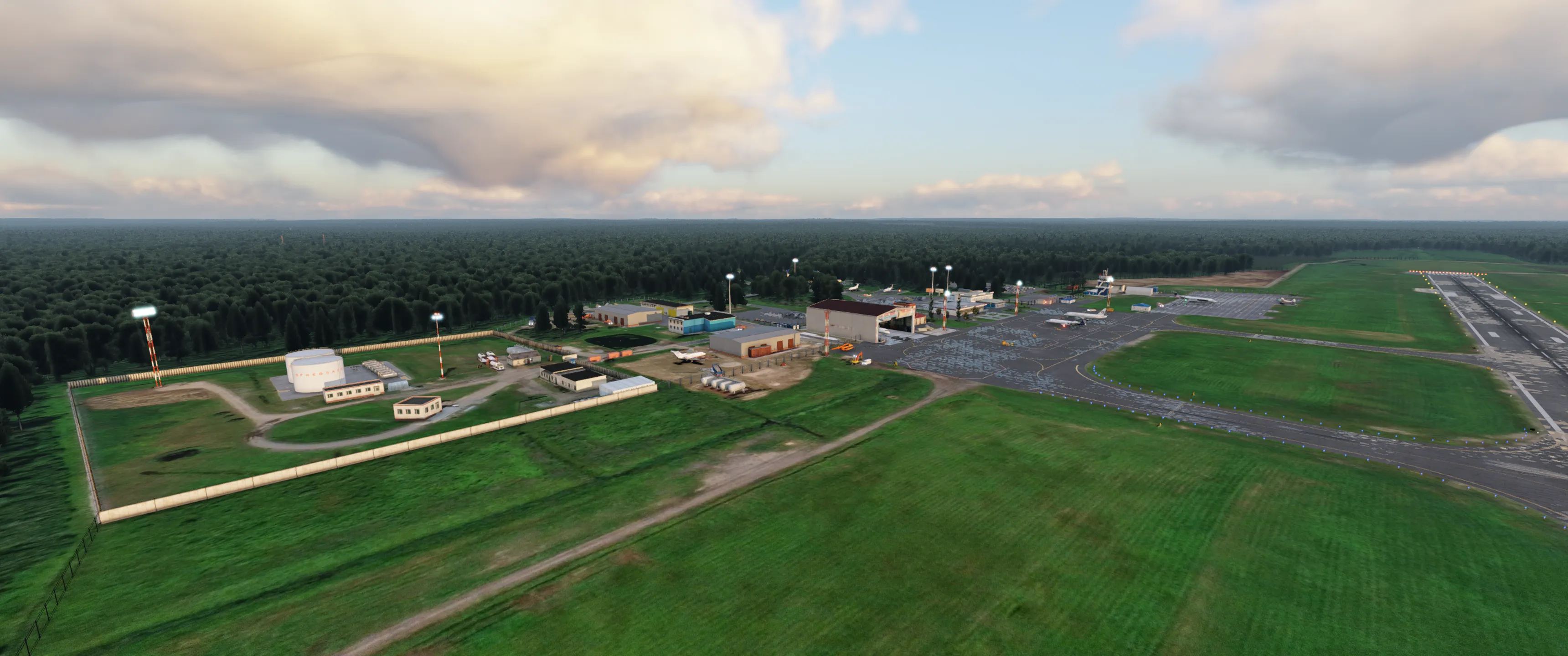 Аэропорт ULWC ( Череповец, Россия ) x12\11