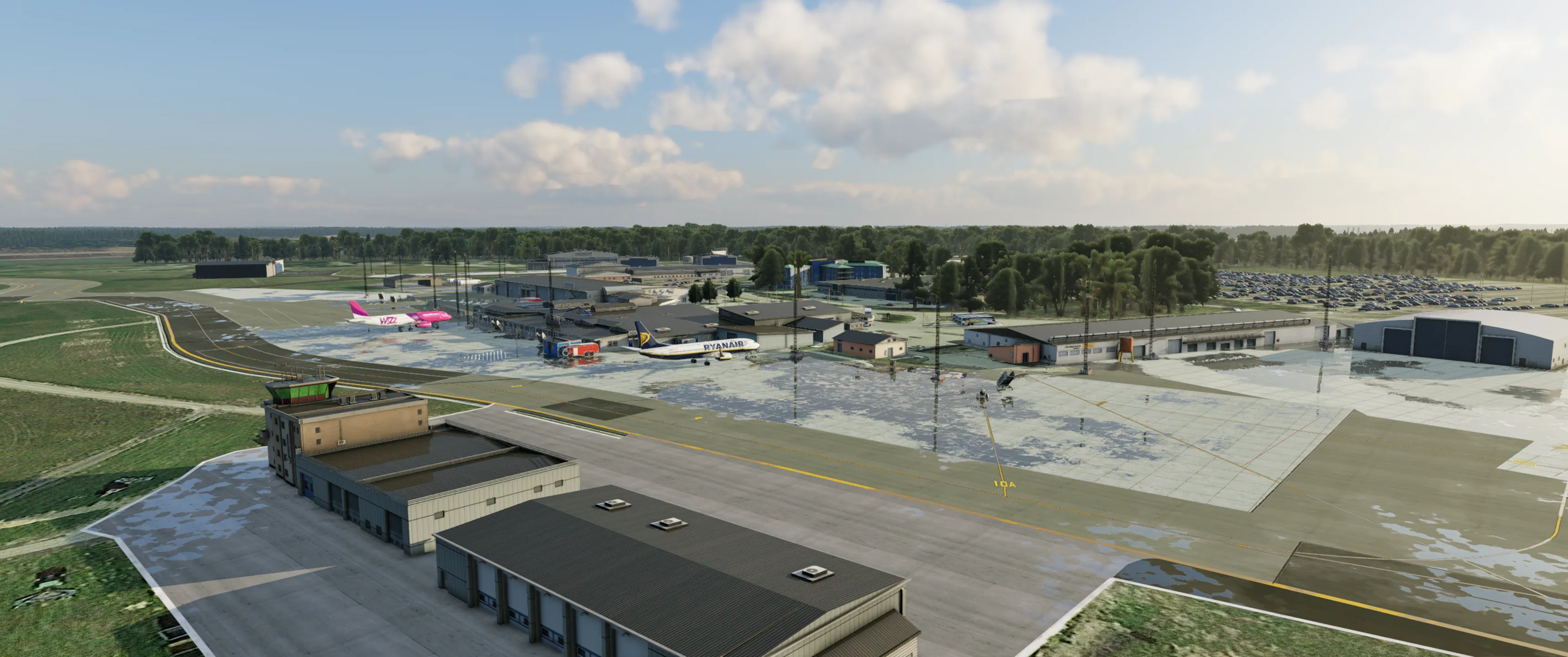 Аэропорт ESKN ( Нючёпинг, Швеция )