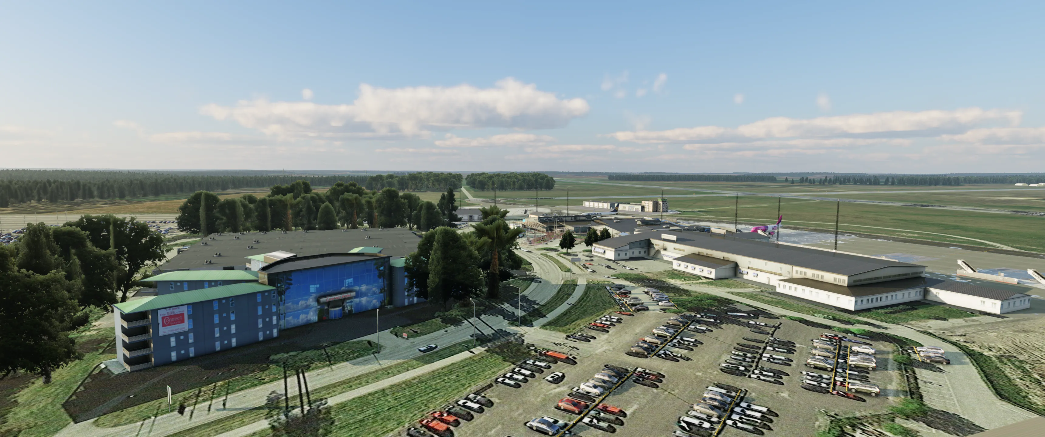 Аэропорт ESKN ( Нючёпинг, Швеция )