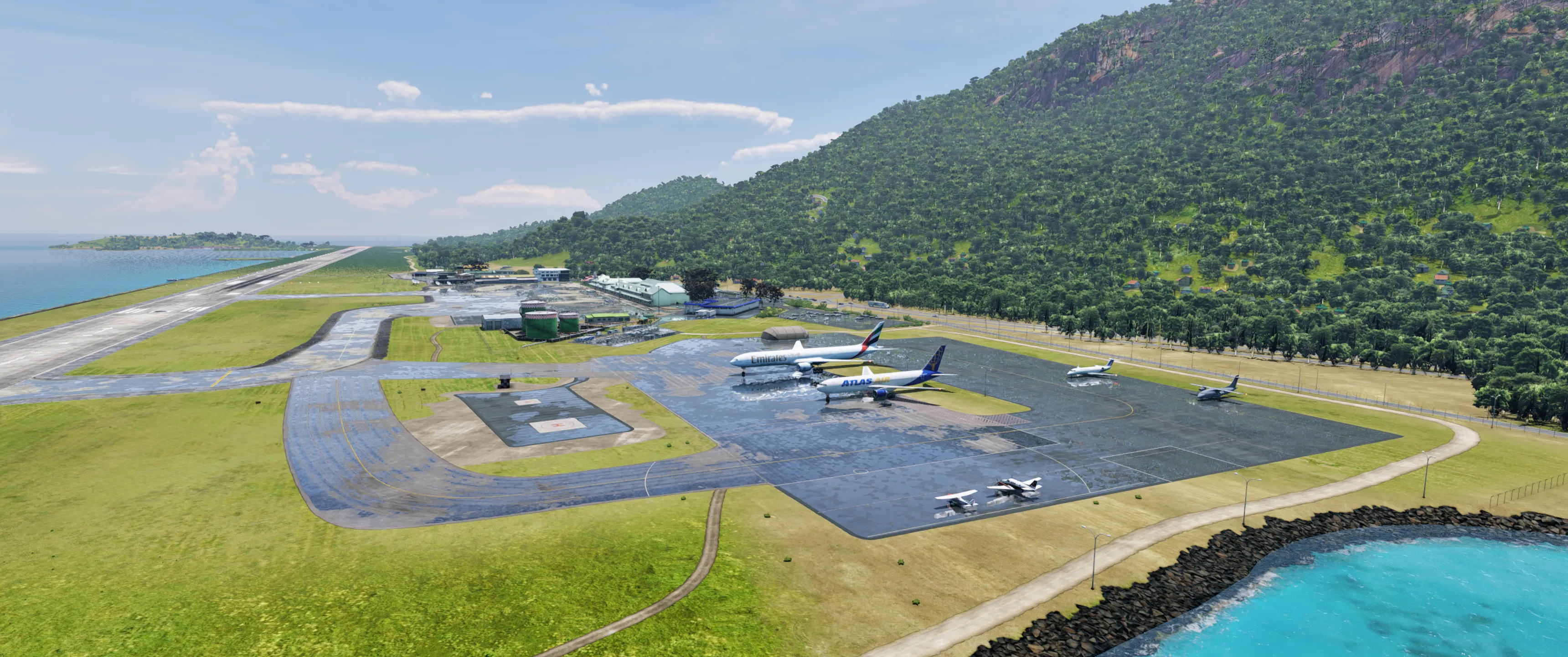 Аэропорт FSIA ( Виктория, Сейшельские острова )