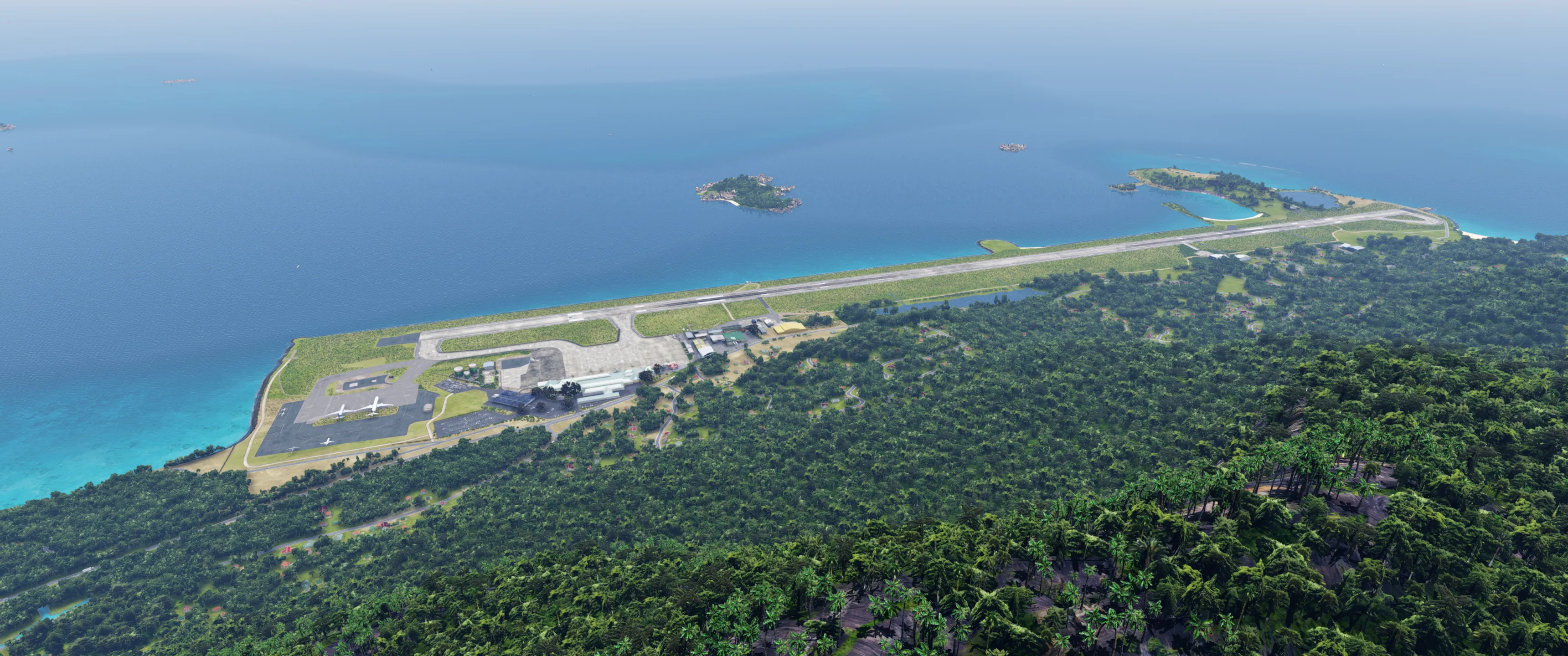 Аэропорт FSIA ( Виктория, Сейшельские острова )