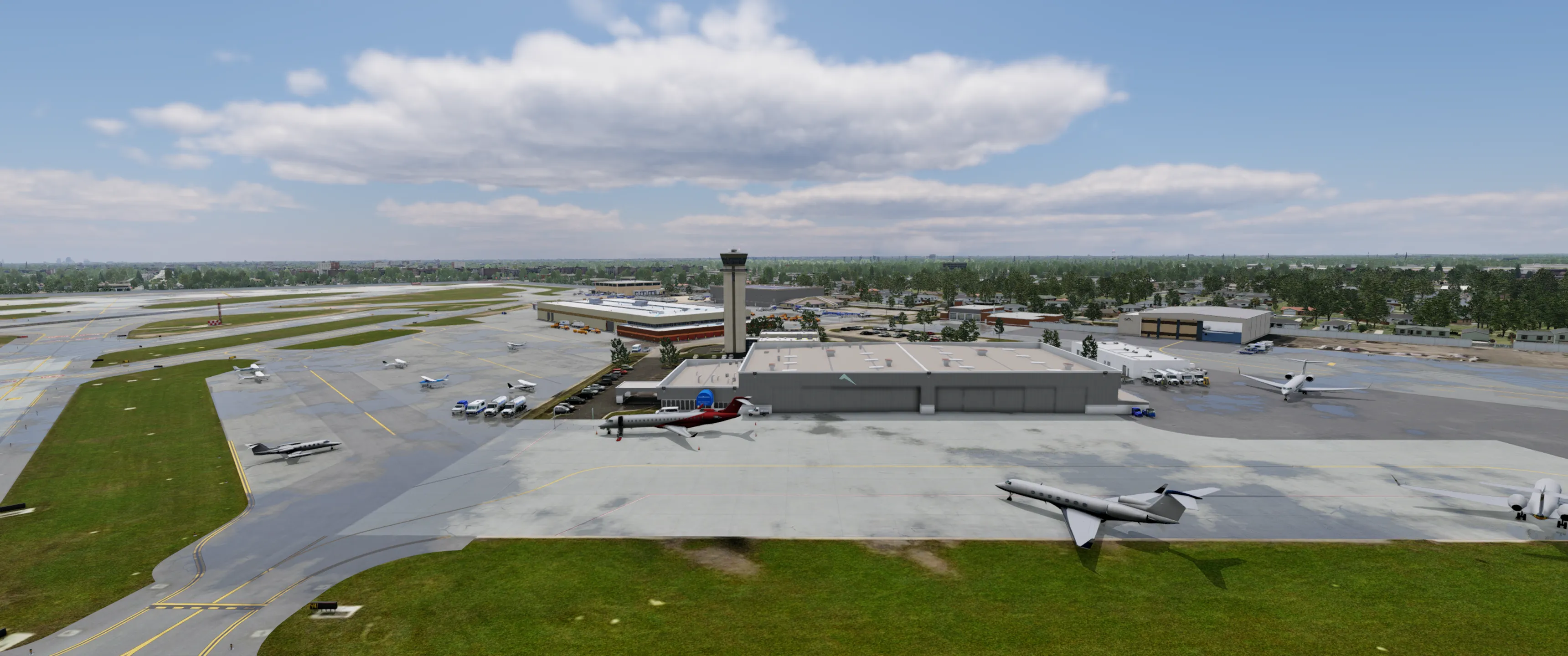 Аэропорт KMDW ( Чикаго, США ) + город