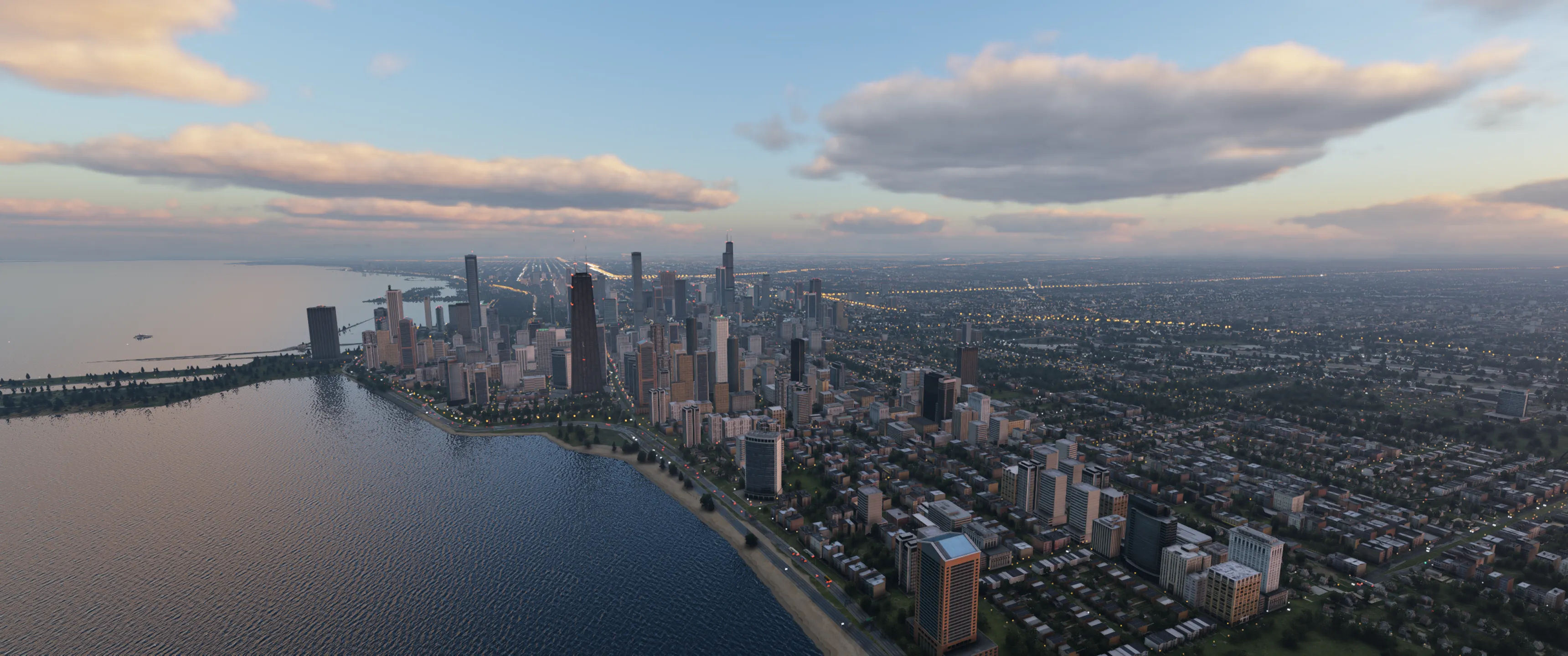 Аэропорт KMDW ( Чикаго, США ) + город