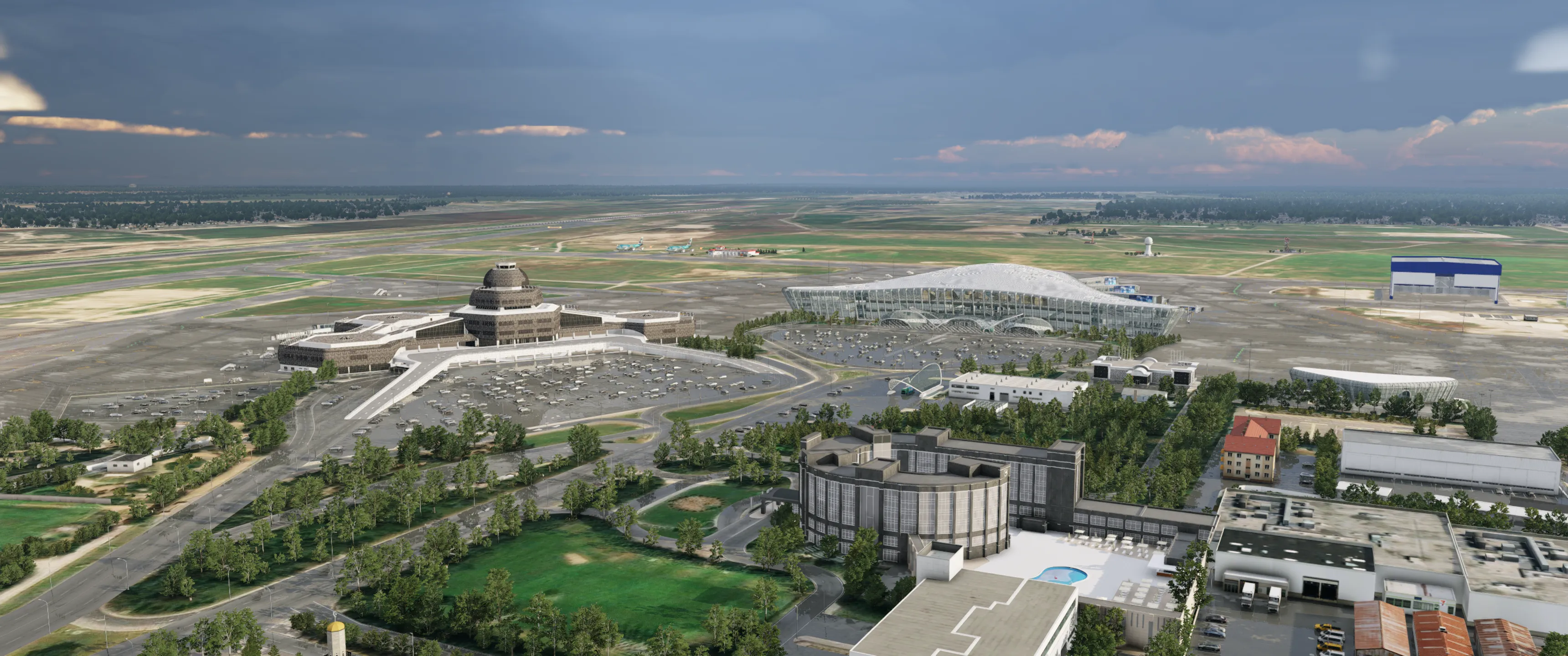 Аэропорт UBBB ( Баку, Азербайджан ) x12