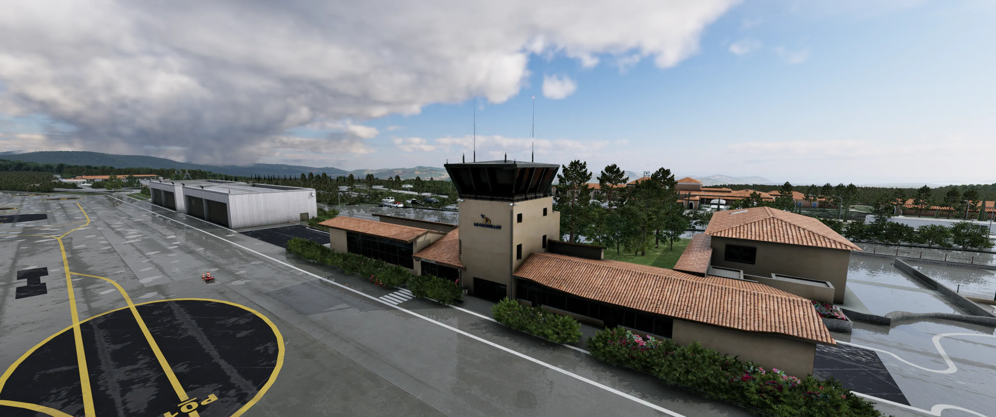 Аэродром LFMQ ( Ле Кастелле, Франция )