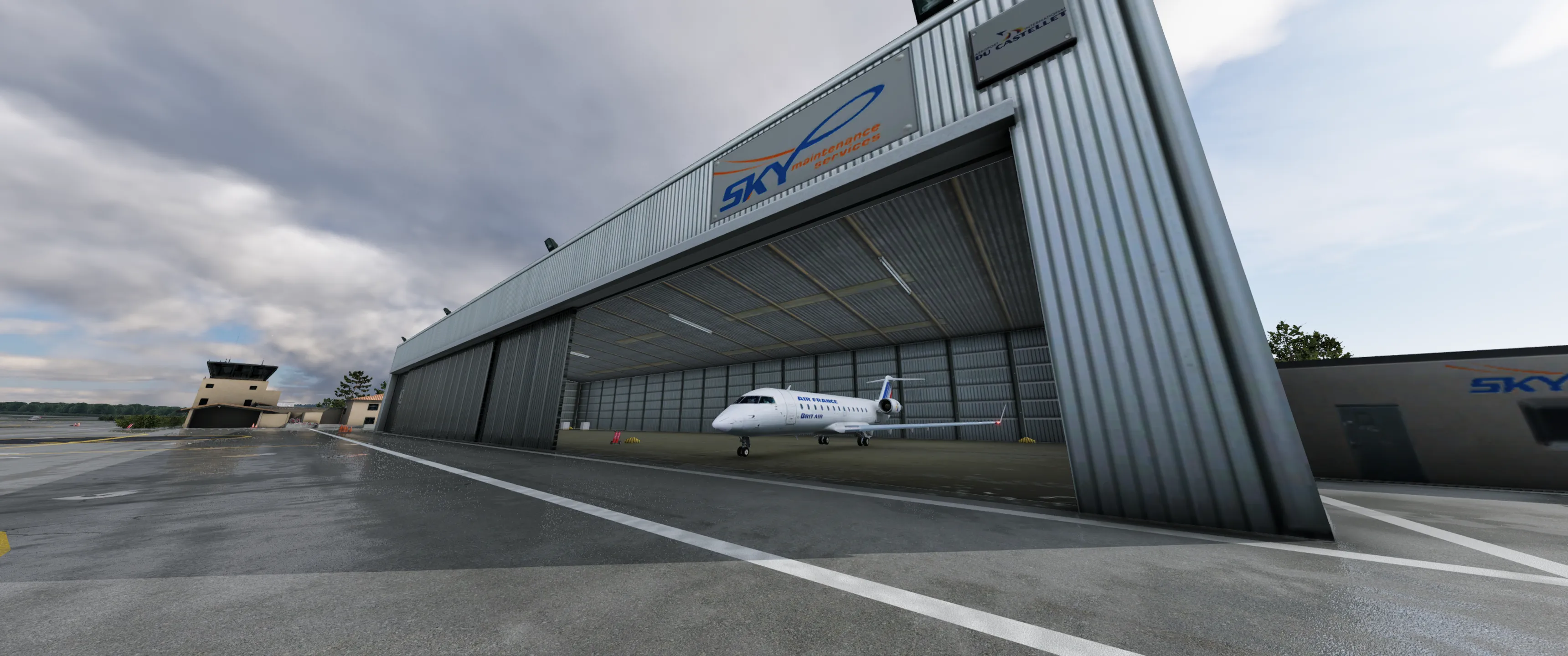 Аэродром LFMQ ( Ле Кастелле, Франция )