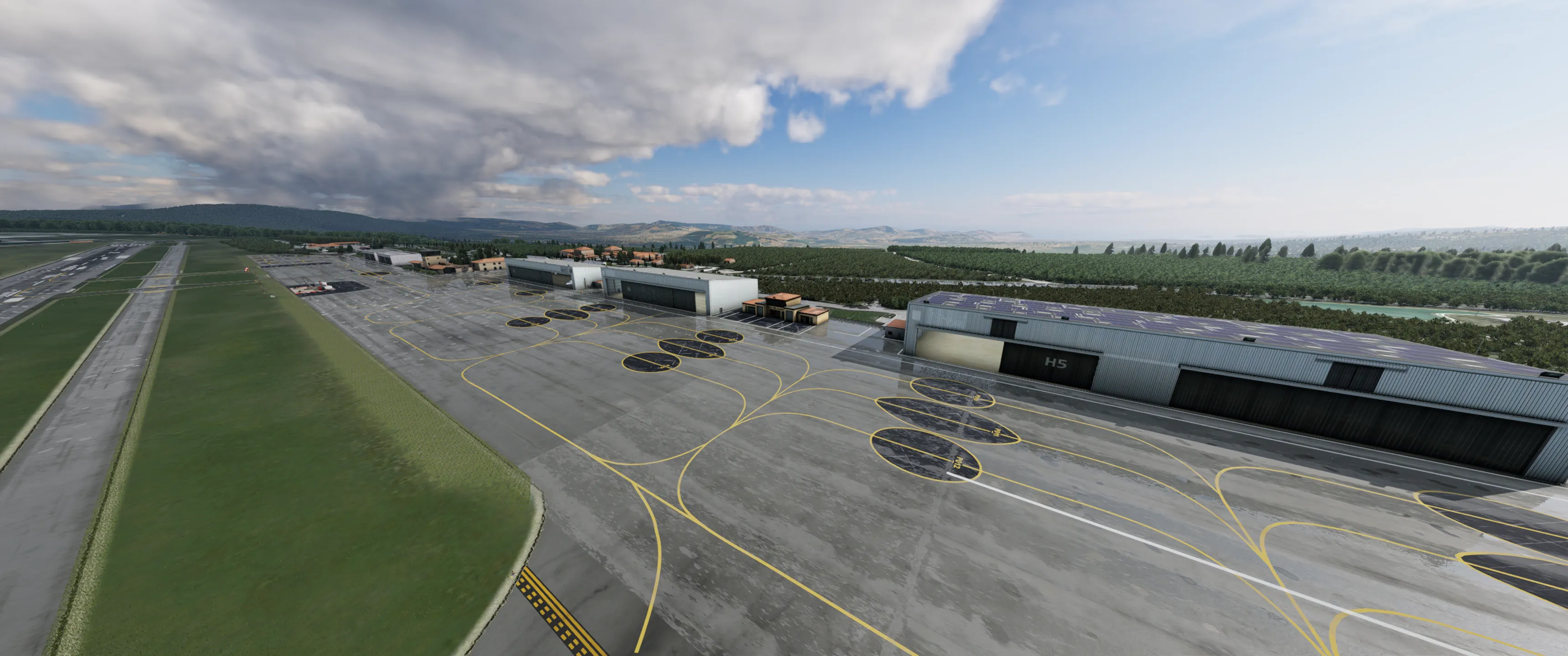 Аэродром LFMQ ( Ле Кастелле, Франция )