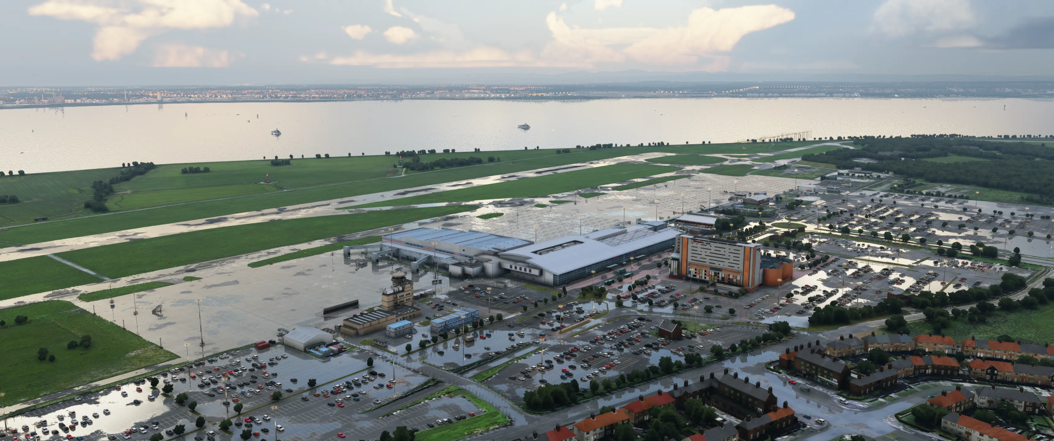 Аэропорт EGGP ( Ливерпуль, Великобритания ) + город