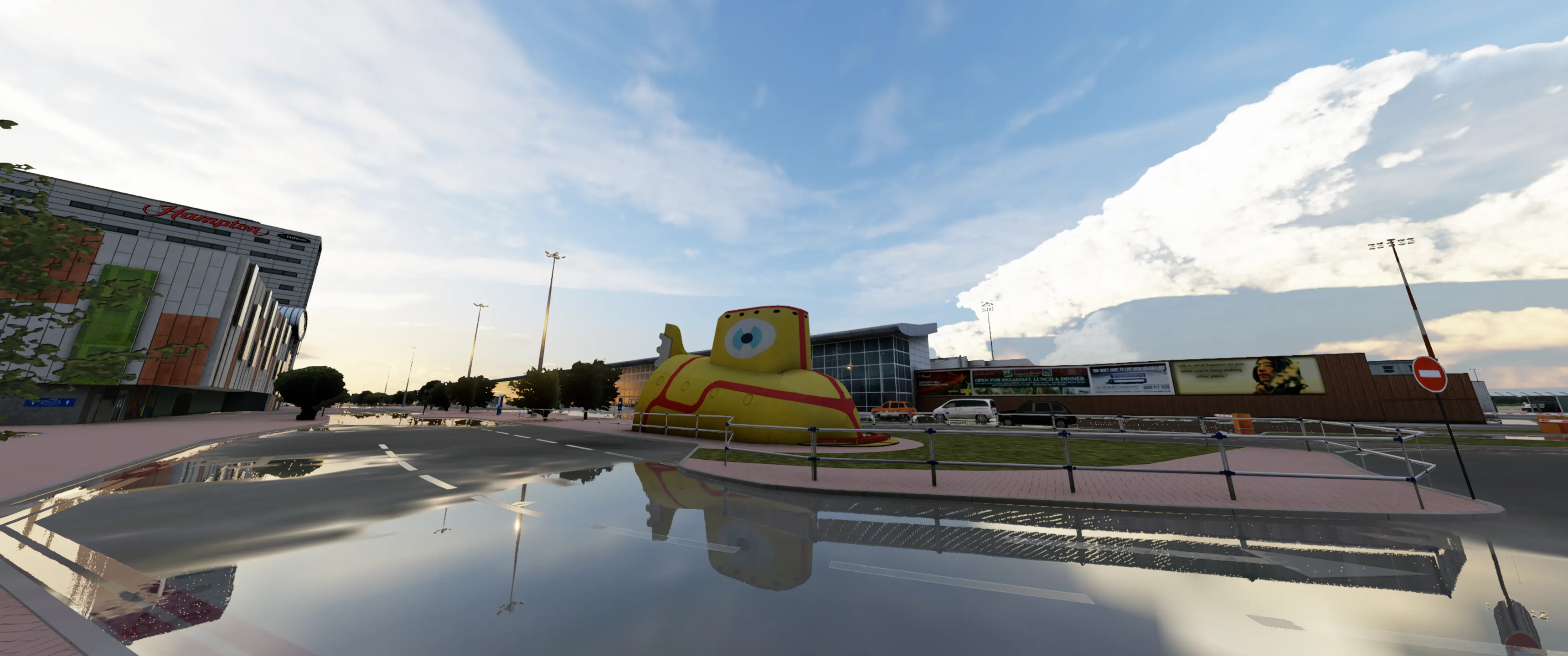 Аэропорт EGGP ( Ливерпуль, Великобритания ) + город