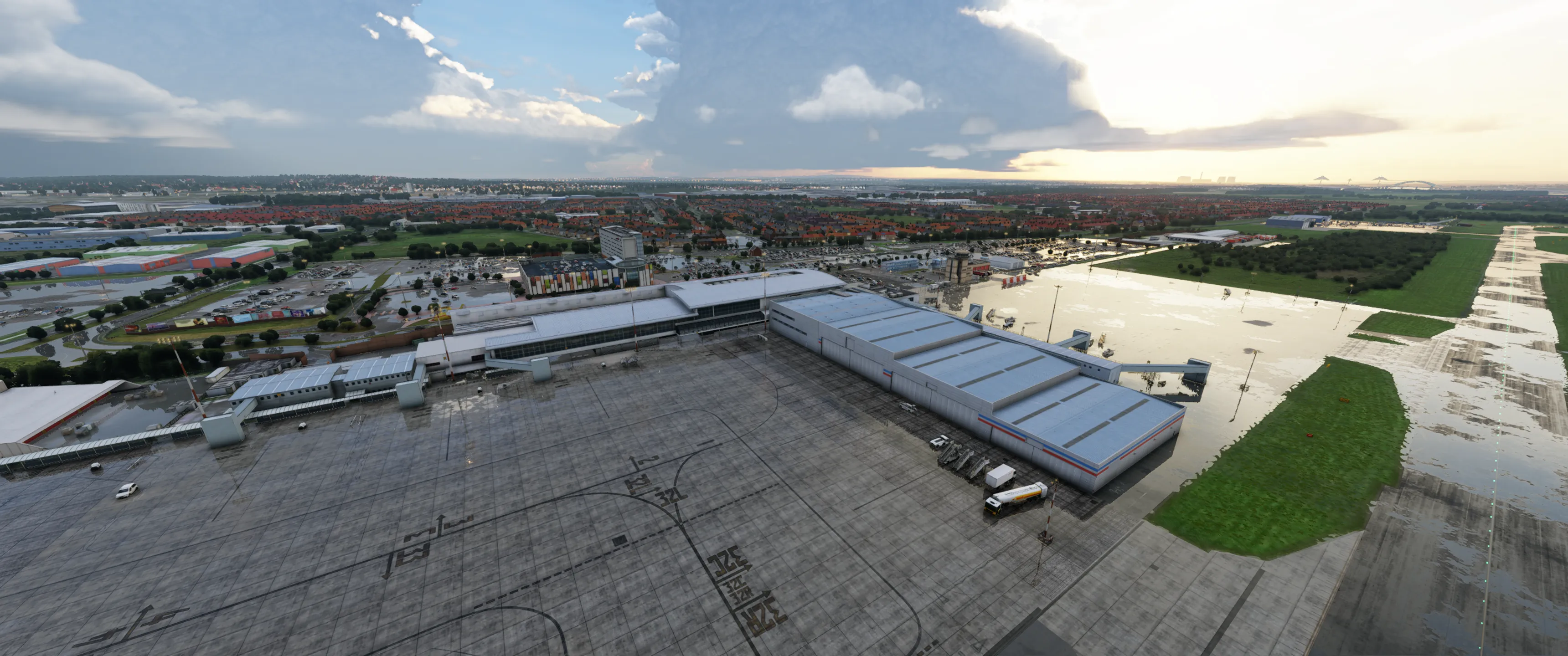 Аэропорт EGGP ( Ливерпуль, Великобритания ) + город