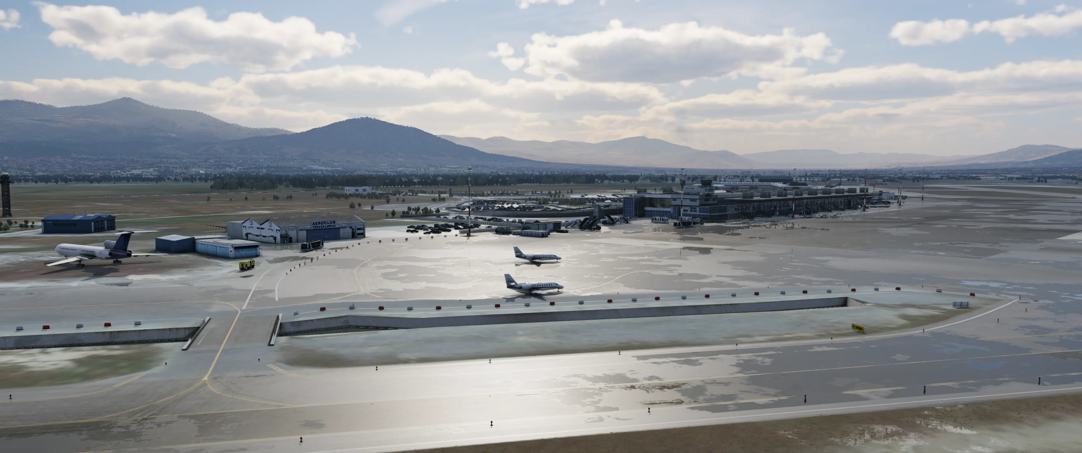 Аэропорт LGTS ( Салоники, Греция )