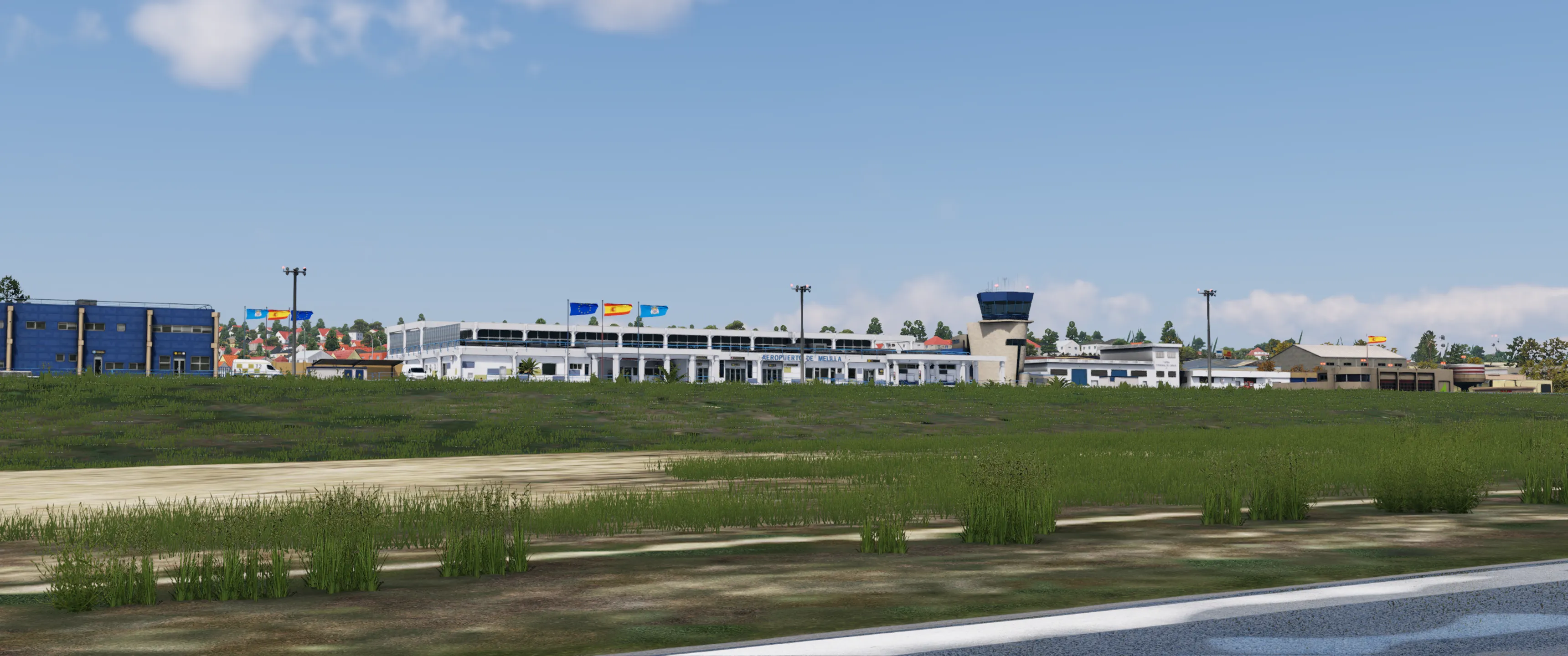 Аэропорт GEML ( Мелилья, Испания )