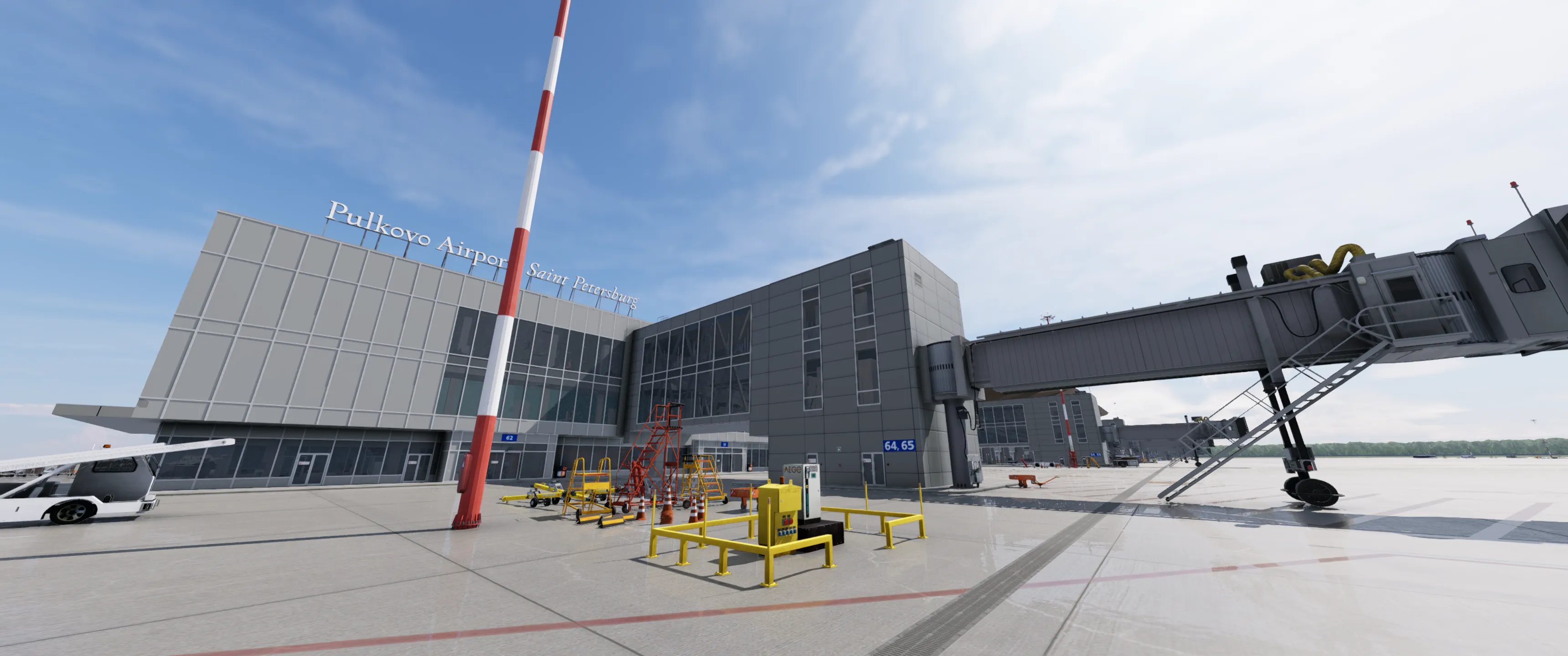 Аэропорт Пулково для X-Plane 12 от Digital Design