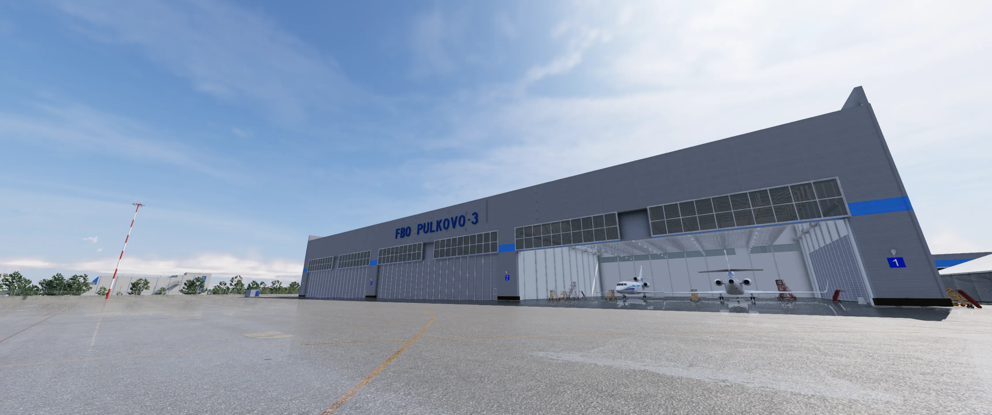 Аэропорт Пулково для X-Plane 12 от Digital Design