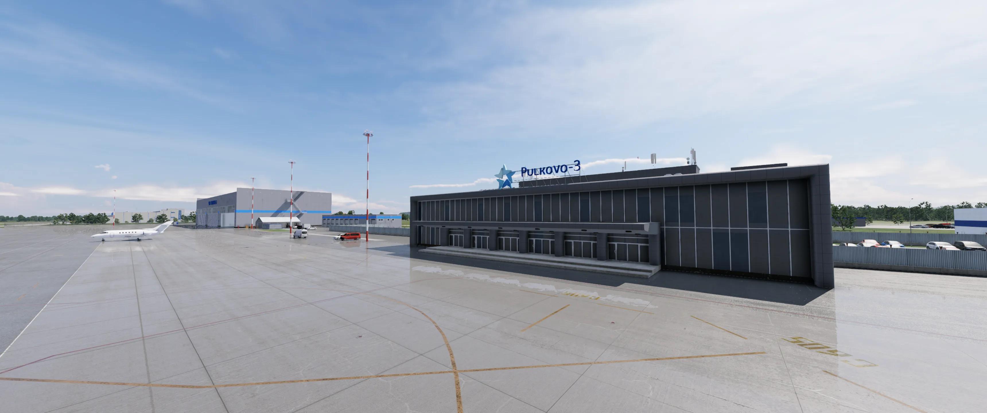 Аэропорт Пулково для X-Plane 12 от Digital Design