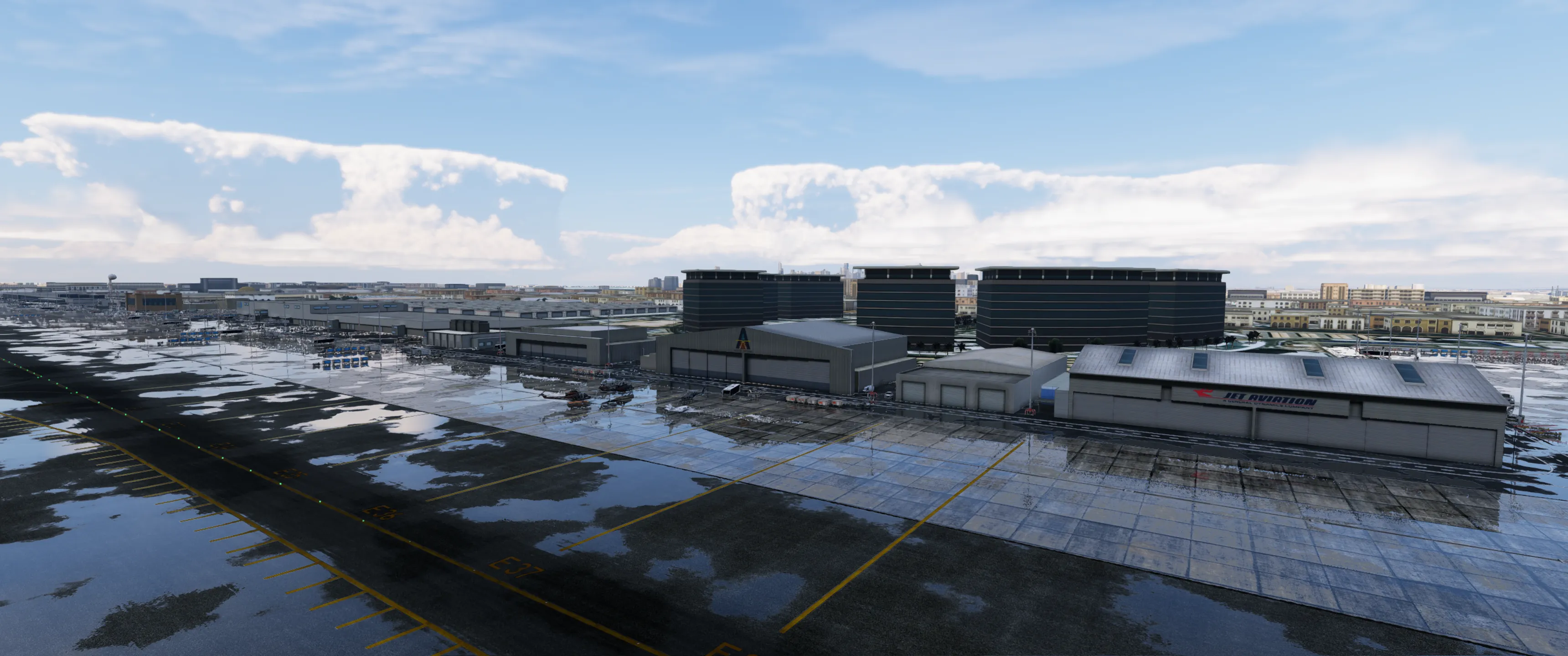 Аэропорт OMDB ( Дубай, ОАЭ ) + лендмарки