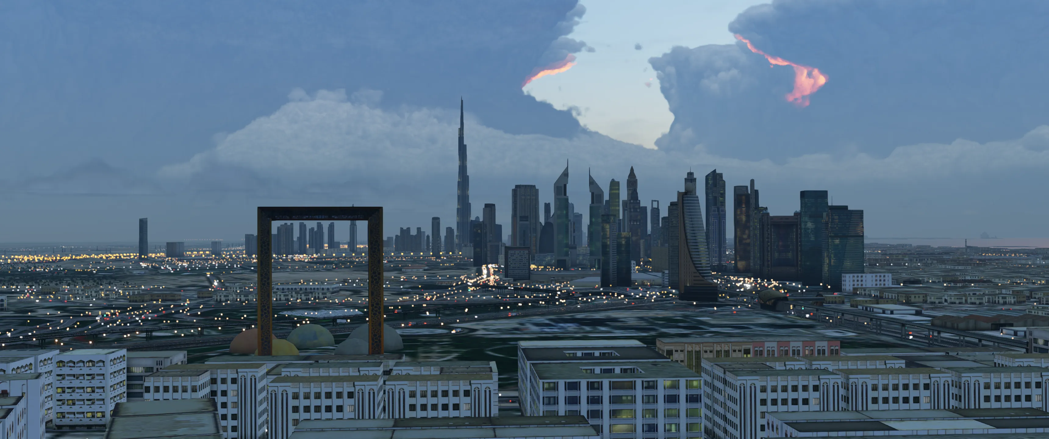 Аэропорт OMDB ( Дубай, ОАЭ ) + лендмарки