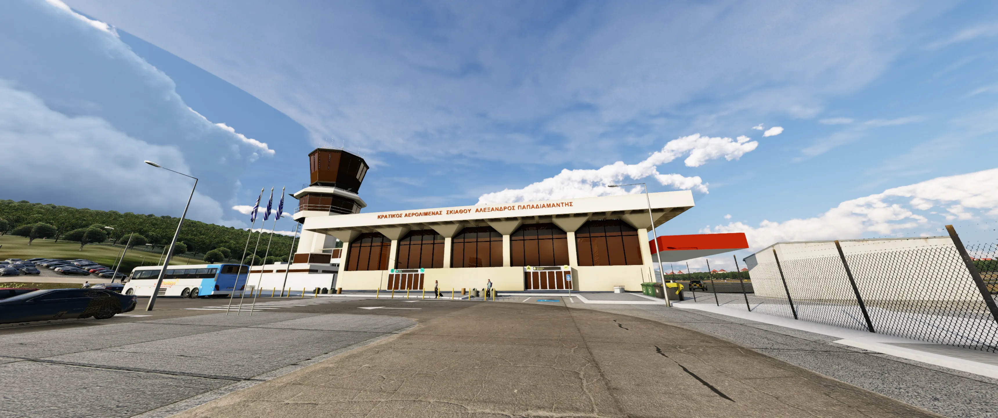 Аэропорт LGSK ( Скиатос, Греция ) x12