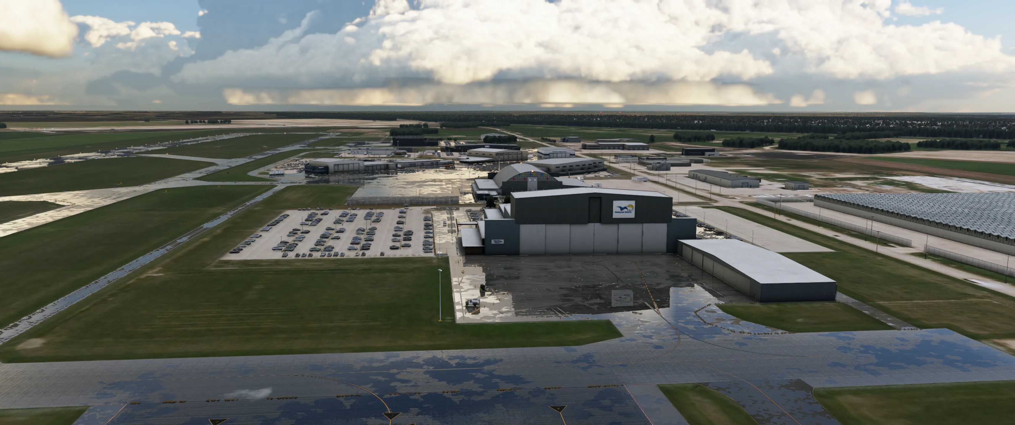 Аэропорт CYEG ( Эдмонтон, Канада )