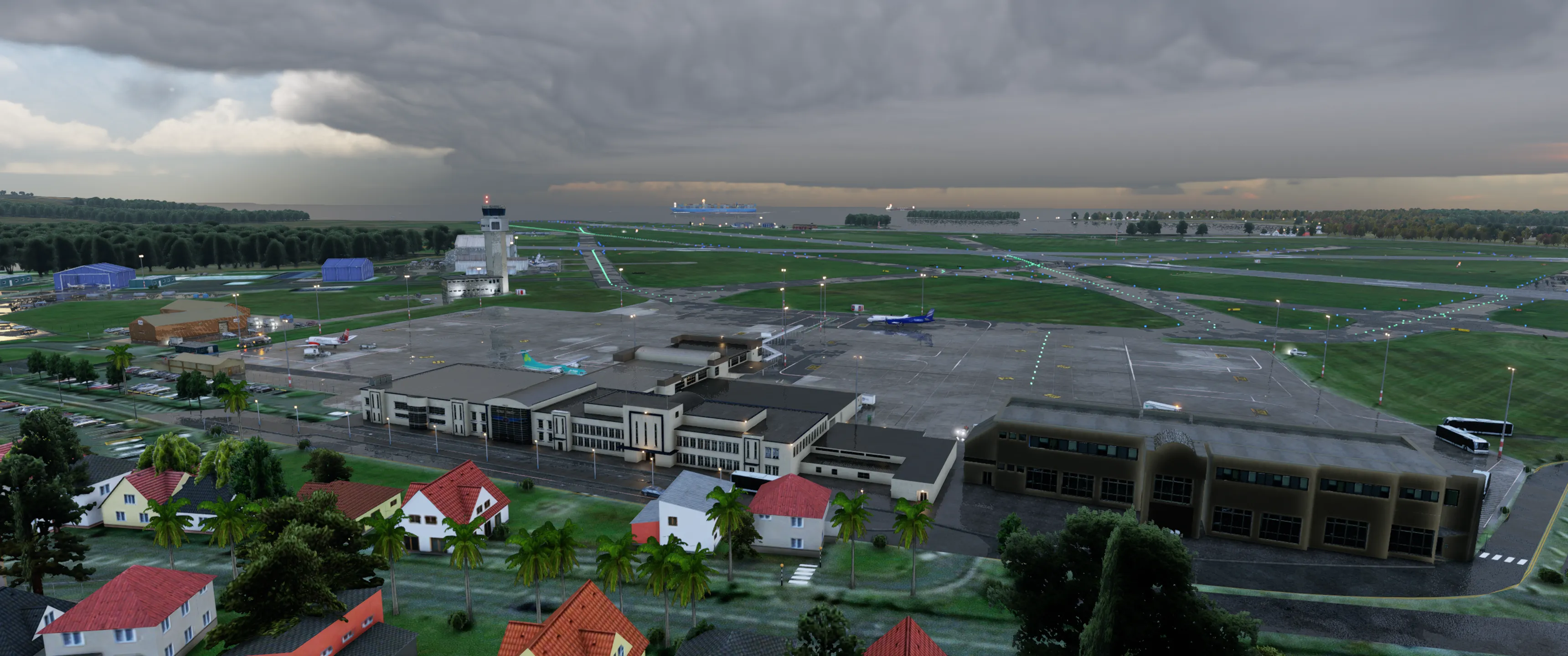 Аэропорт EGNS ( Каслтаун, остров Мэн )