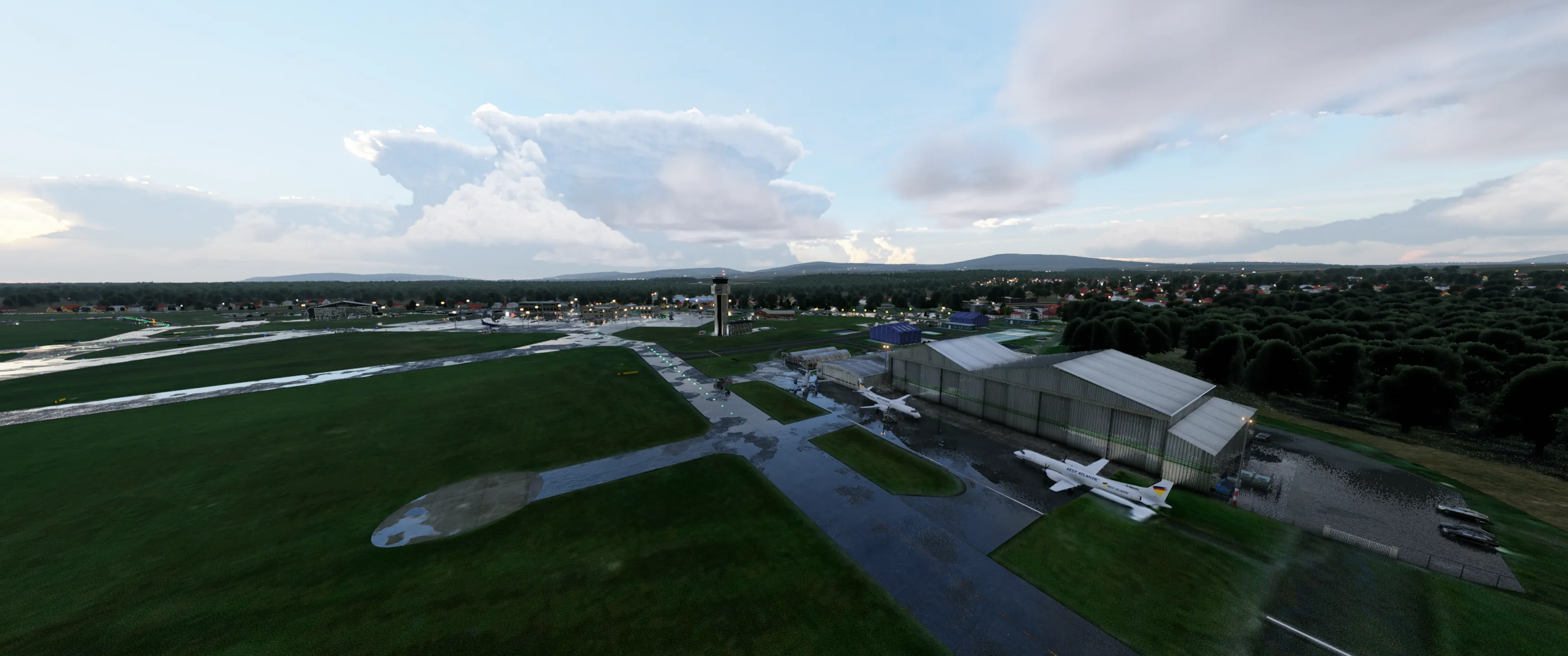 Аэропорт EGNS ( Каслтаун, остров Мэн )