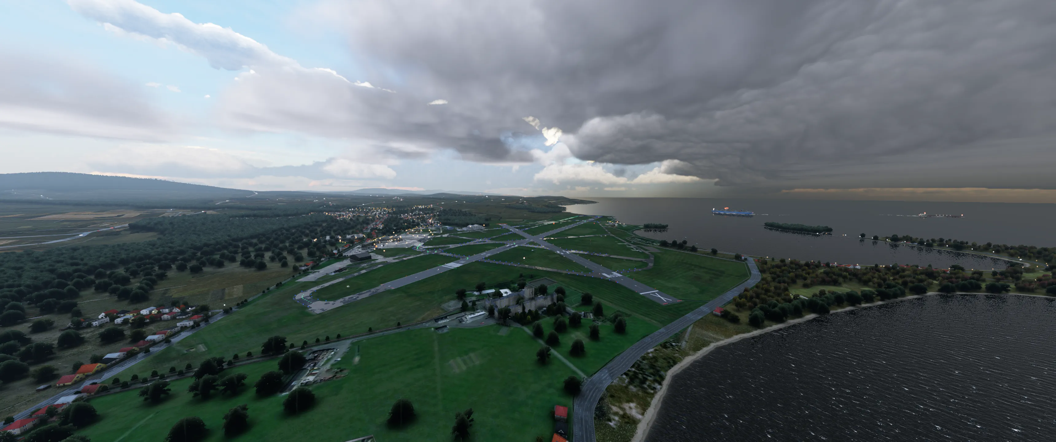 Аэропорт EGNS ( Каслтаун, остров Мэн )