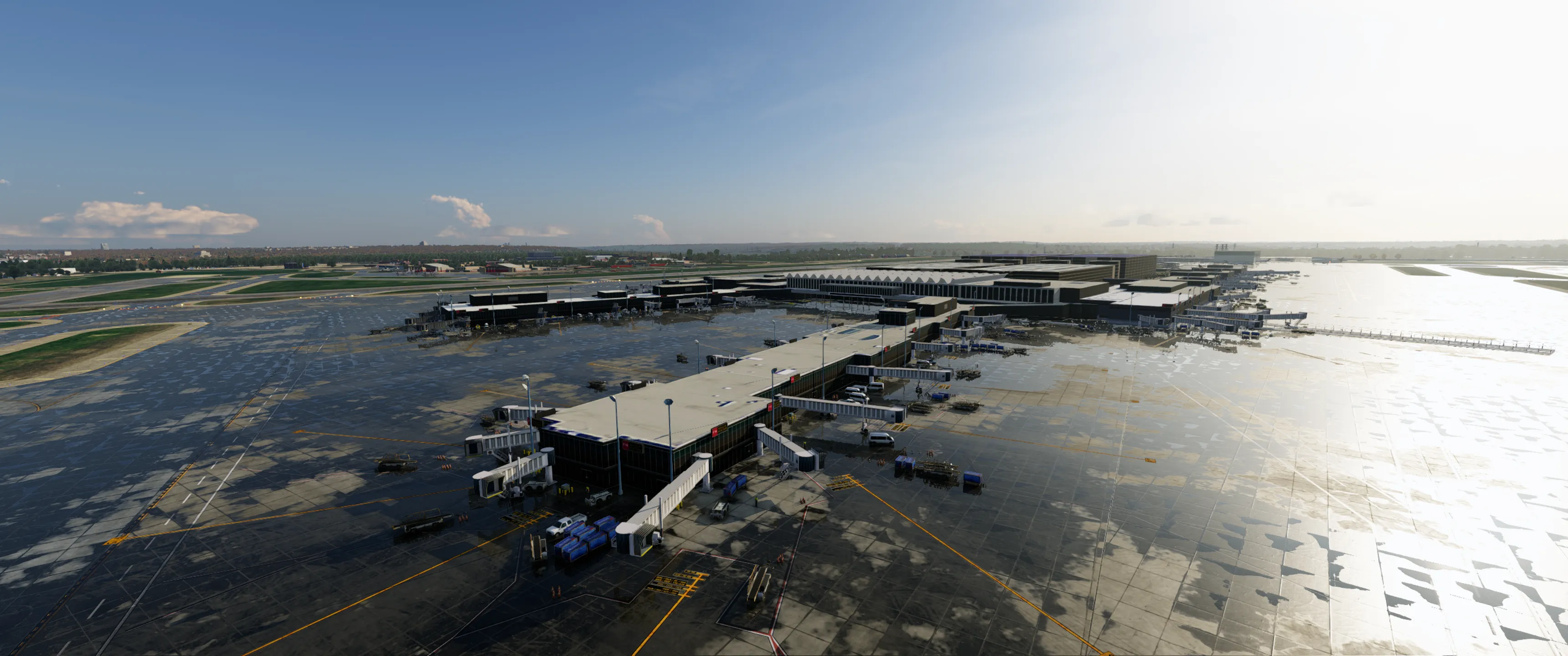 Аэропорт KMSP ( Миннеаполис, США ) + город