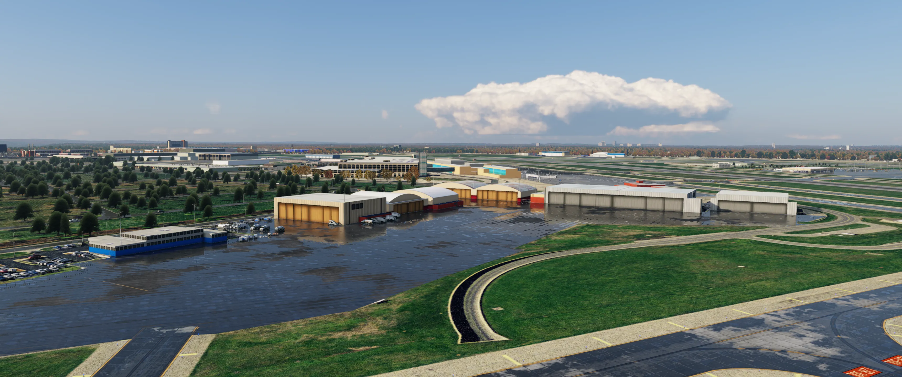 Аэропорт KMSP ( Миннеаполис, США ) + город