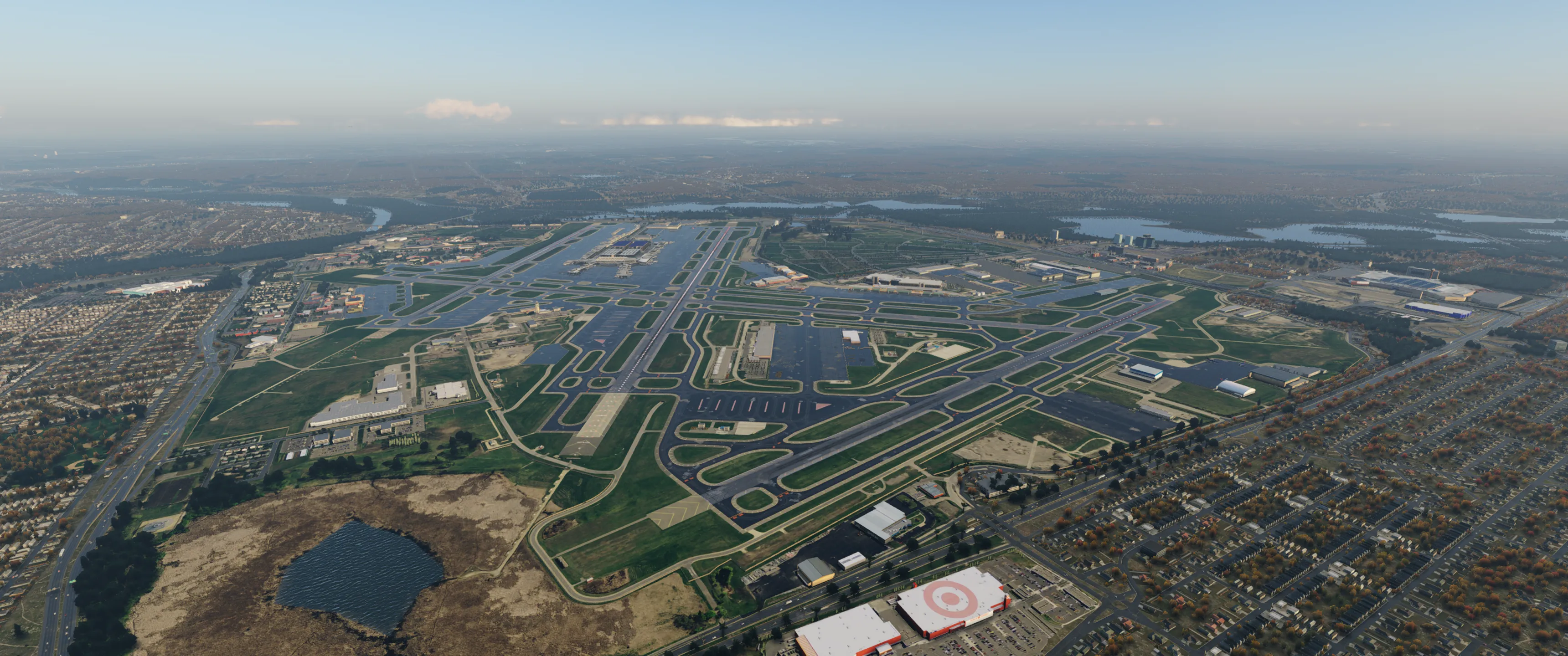 Аэропорт KMSP ( Миннеаполис, США ) + город