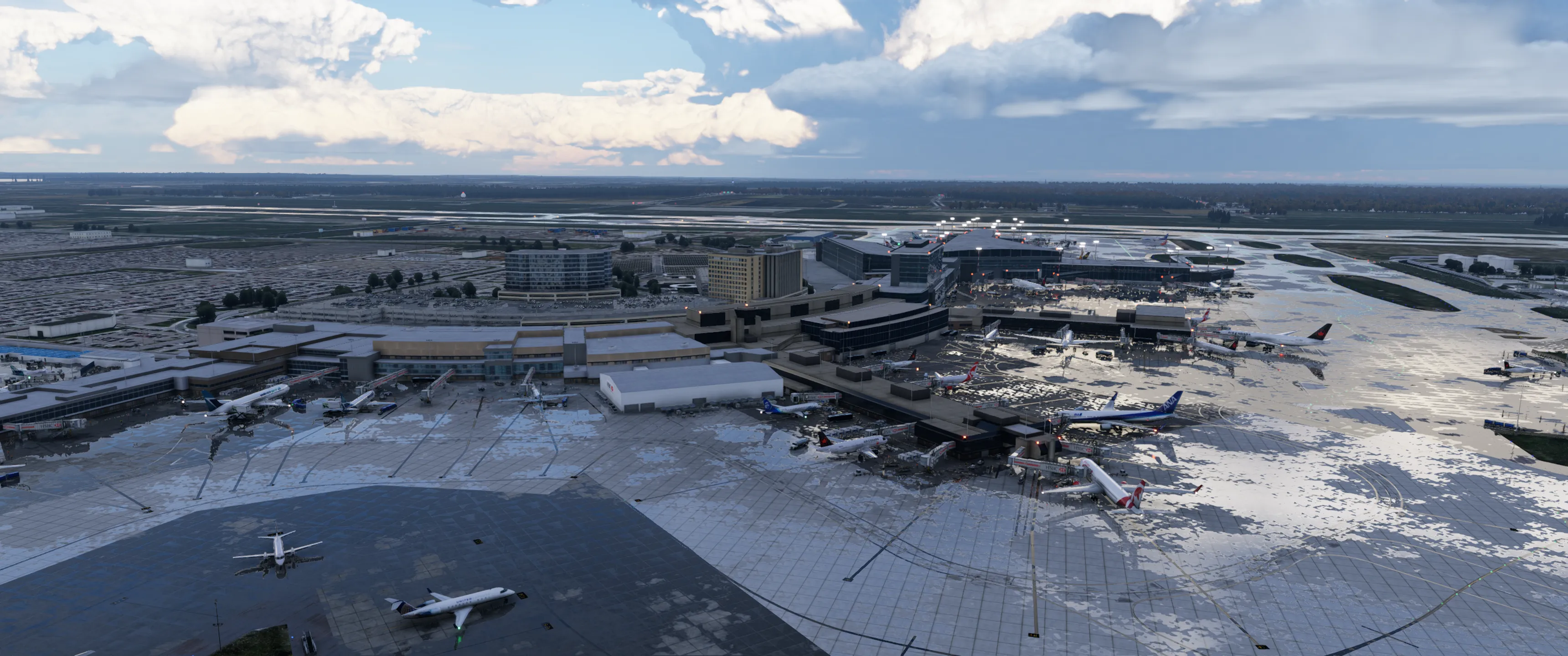 Аэропорт CYYC ( Калгари, Канада ) + город