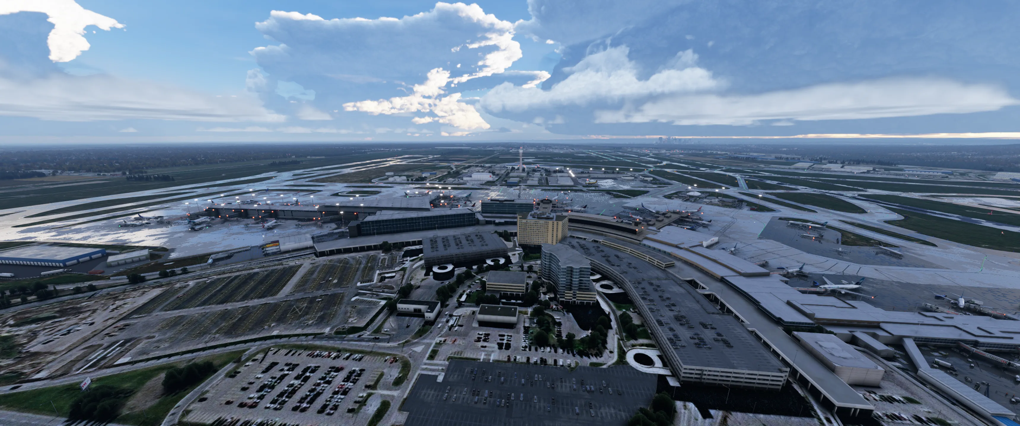 Аэропорт CYYC ( Калгари, Канада ) + город