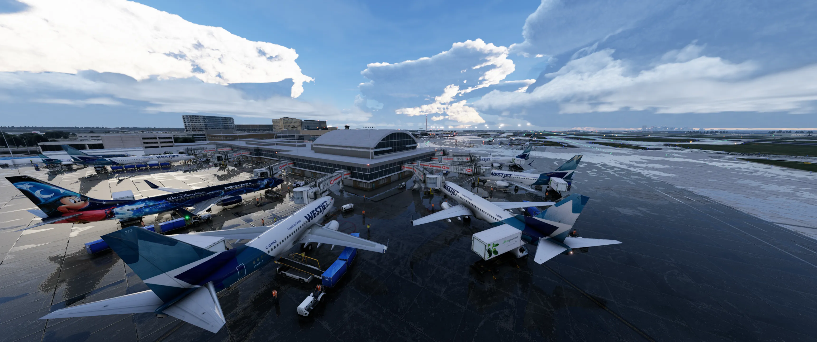 Аэропорт CYYC ( Калгари, Канада ) + город