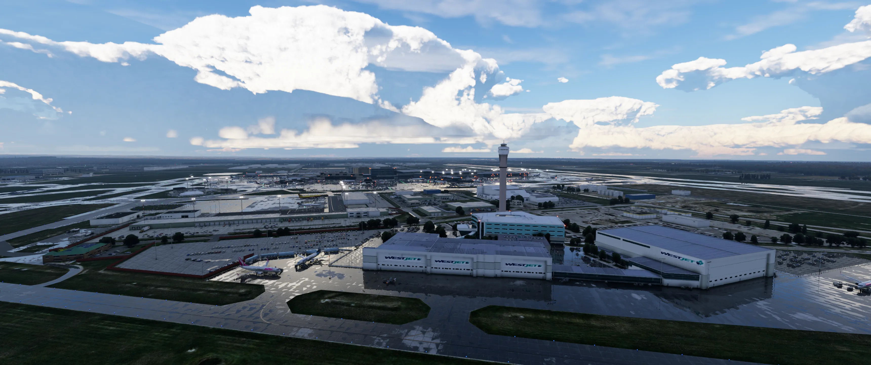 Аэропорт CYYC ( Калгари, Канада ) + город