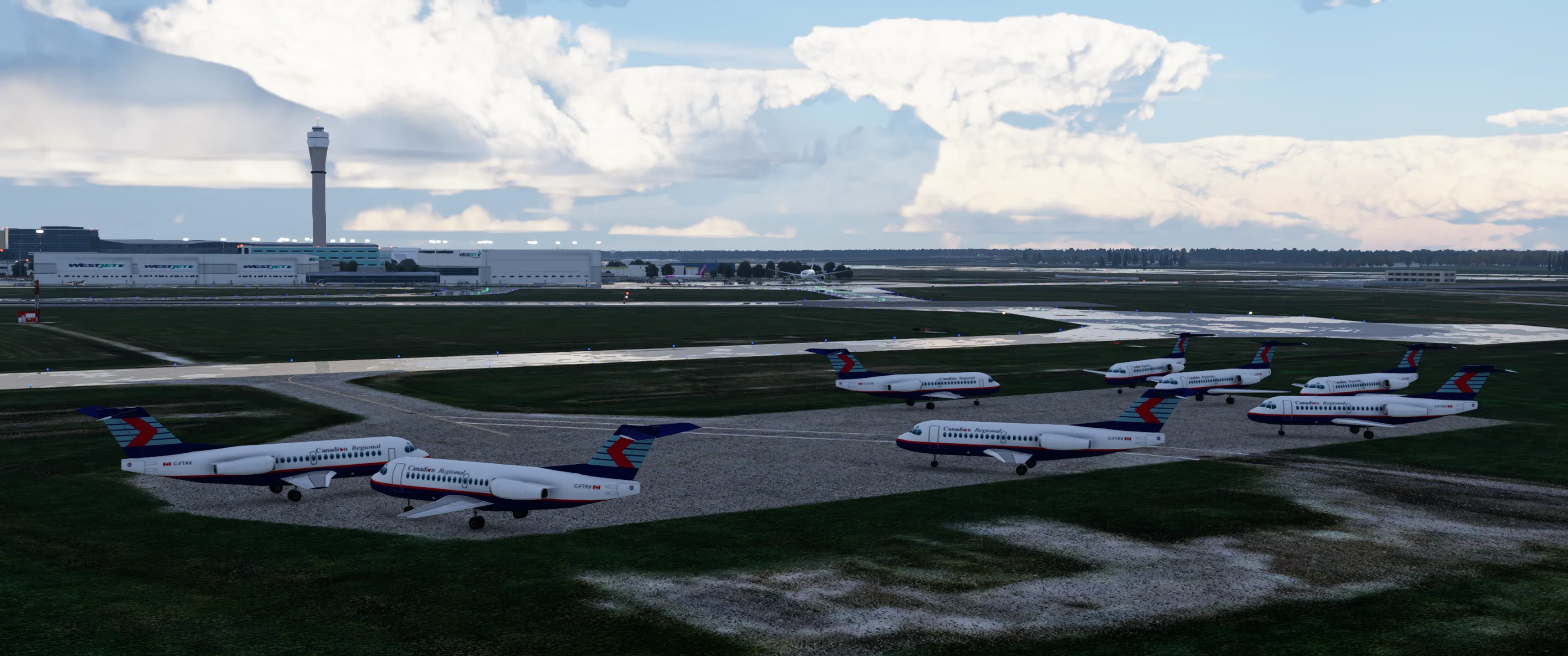 Аэропорт CYYC ( Калгари, Канада ) + город