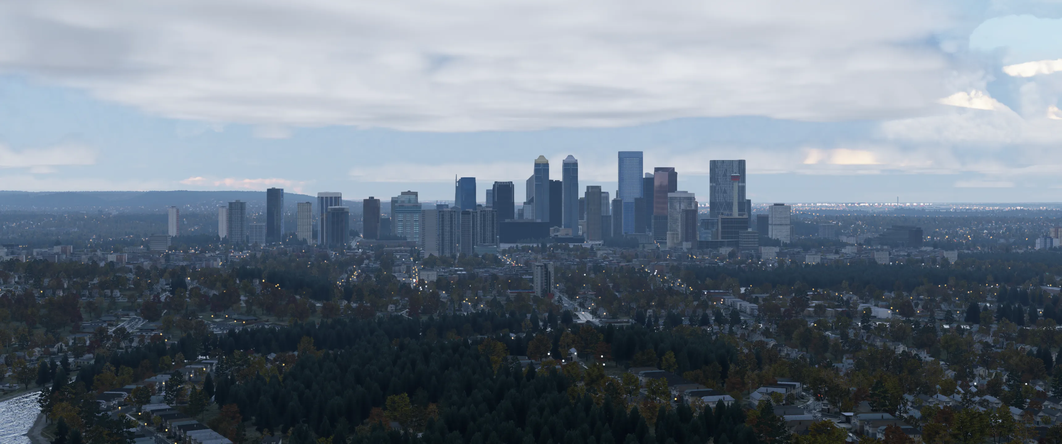 Аэропорт CYYC ( Калгари, Канада ) + город