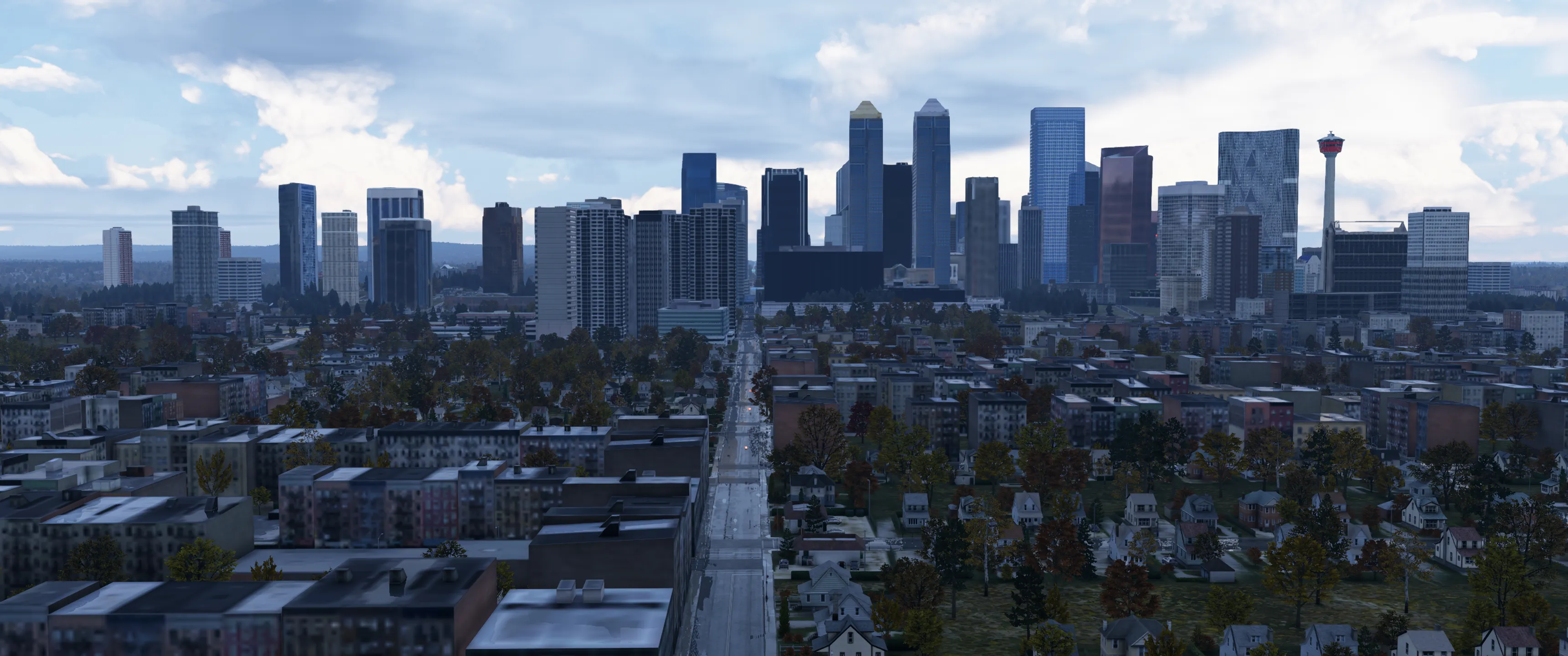 Аэропорт CYYC ( Калгари, Канада ) + город