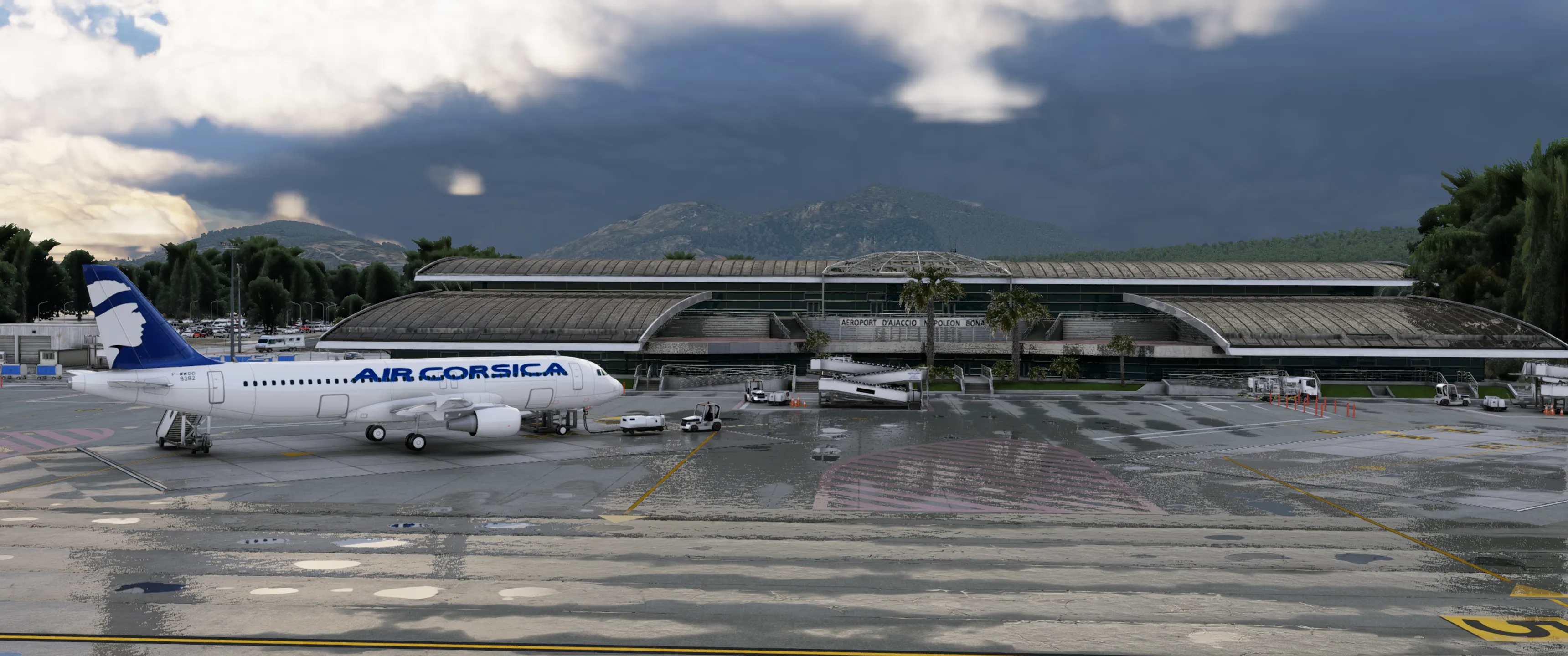 Аэропорт LFKJ ( Аяччо, Франция )