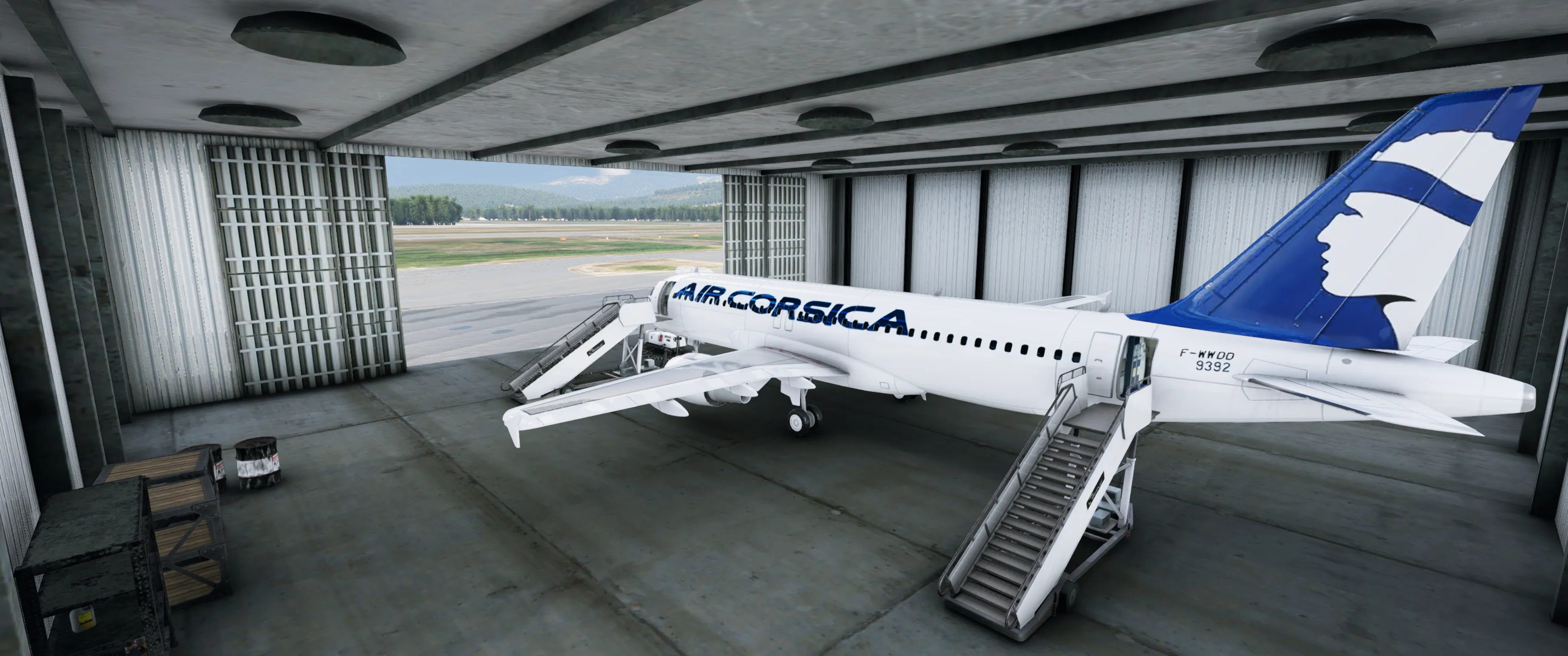 Аэропорт LFKJ ( Аяччо, Франция )