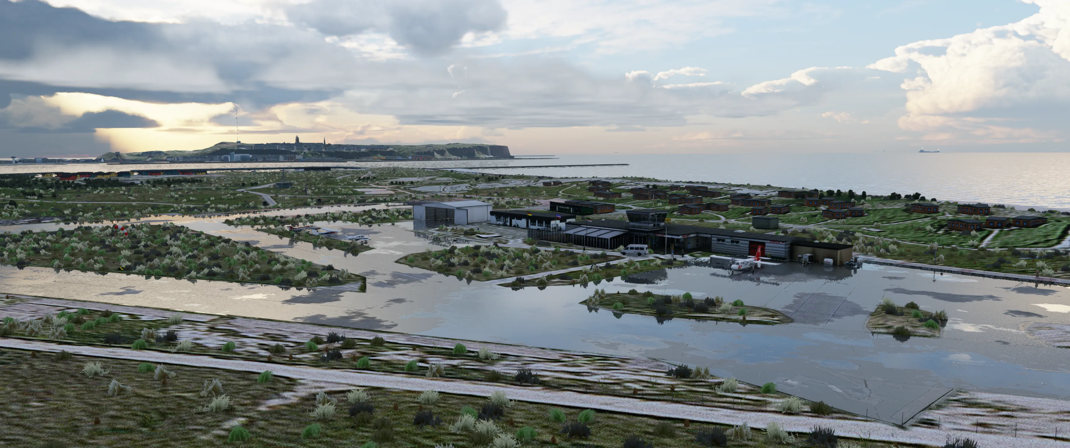 Аэропорт EDXH ( Гельголанд, Германия )