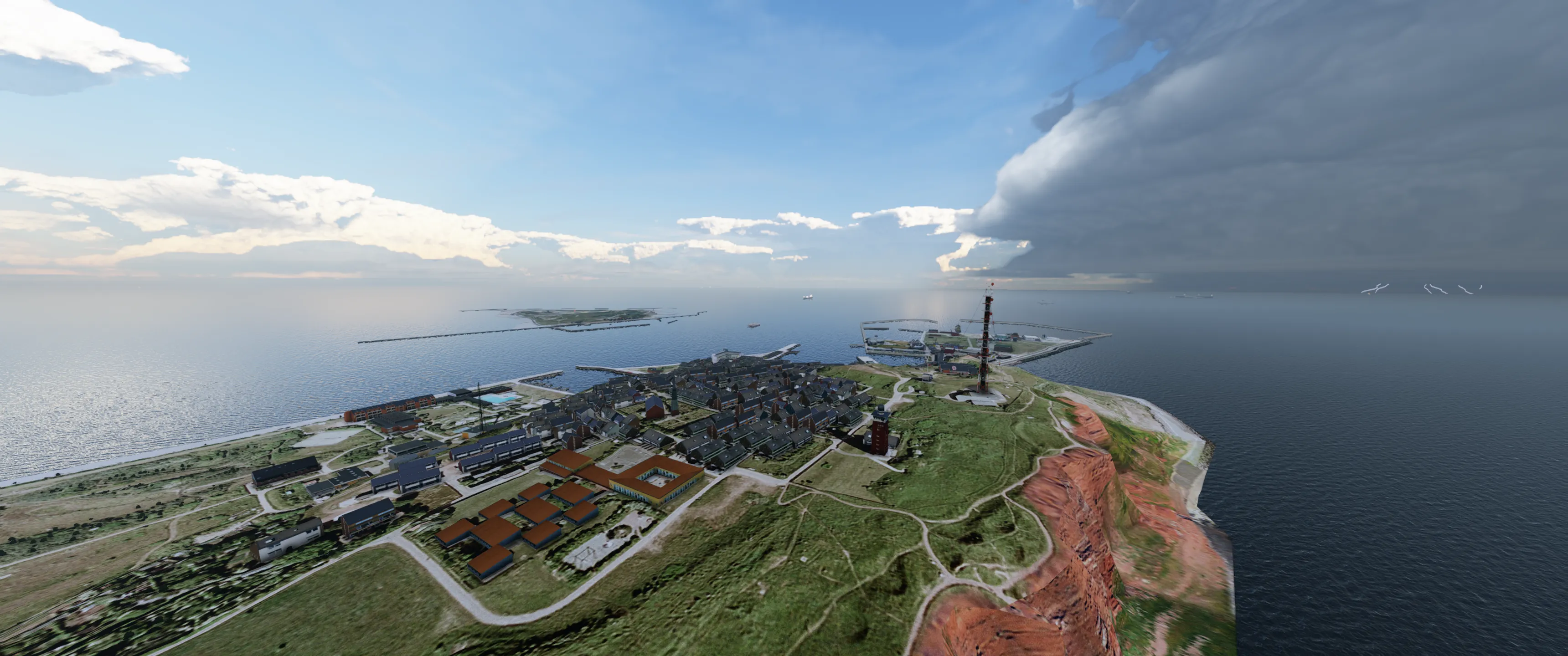 Аэропорт EDXH ( Гельголанд, Германия )