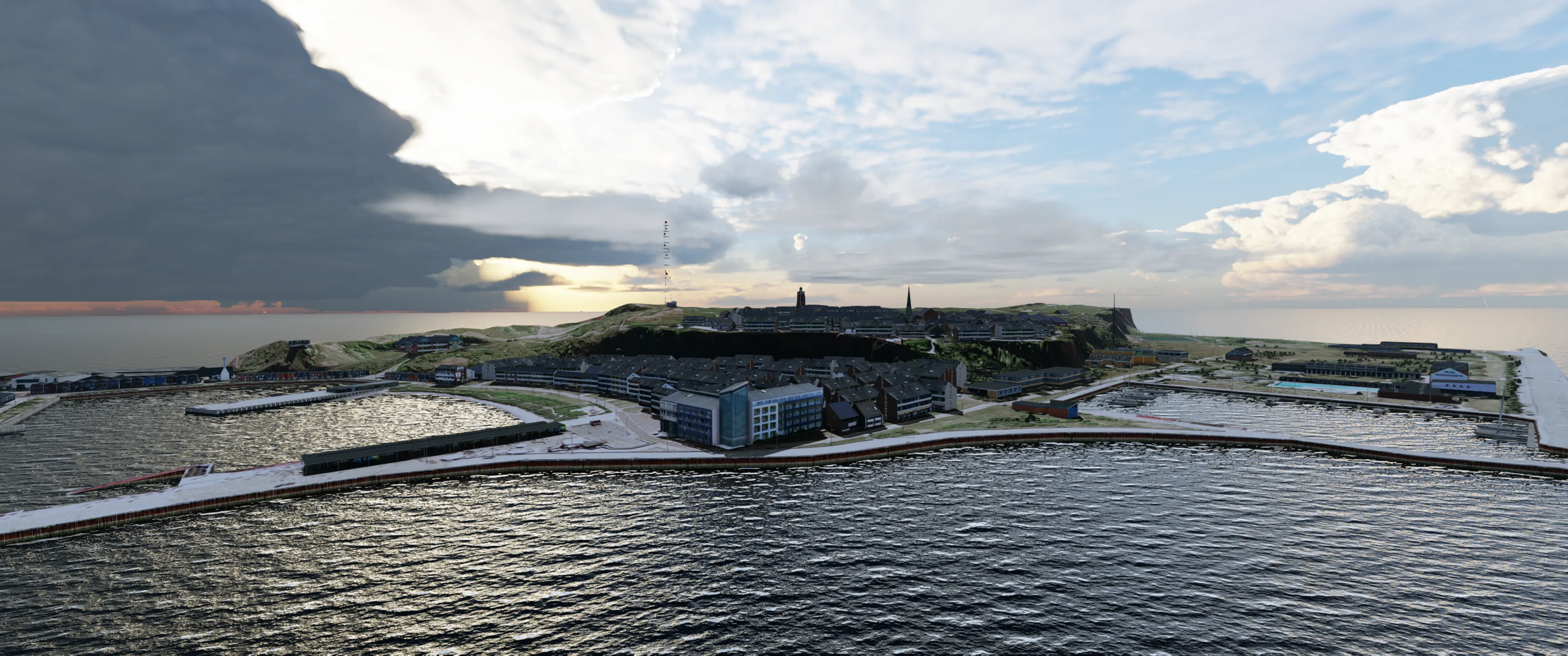 Аэропорт EDXH ( Гельголанд, Германия )