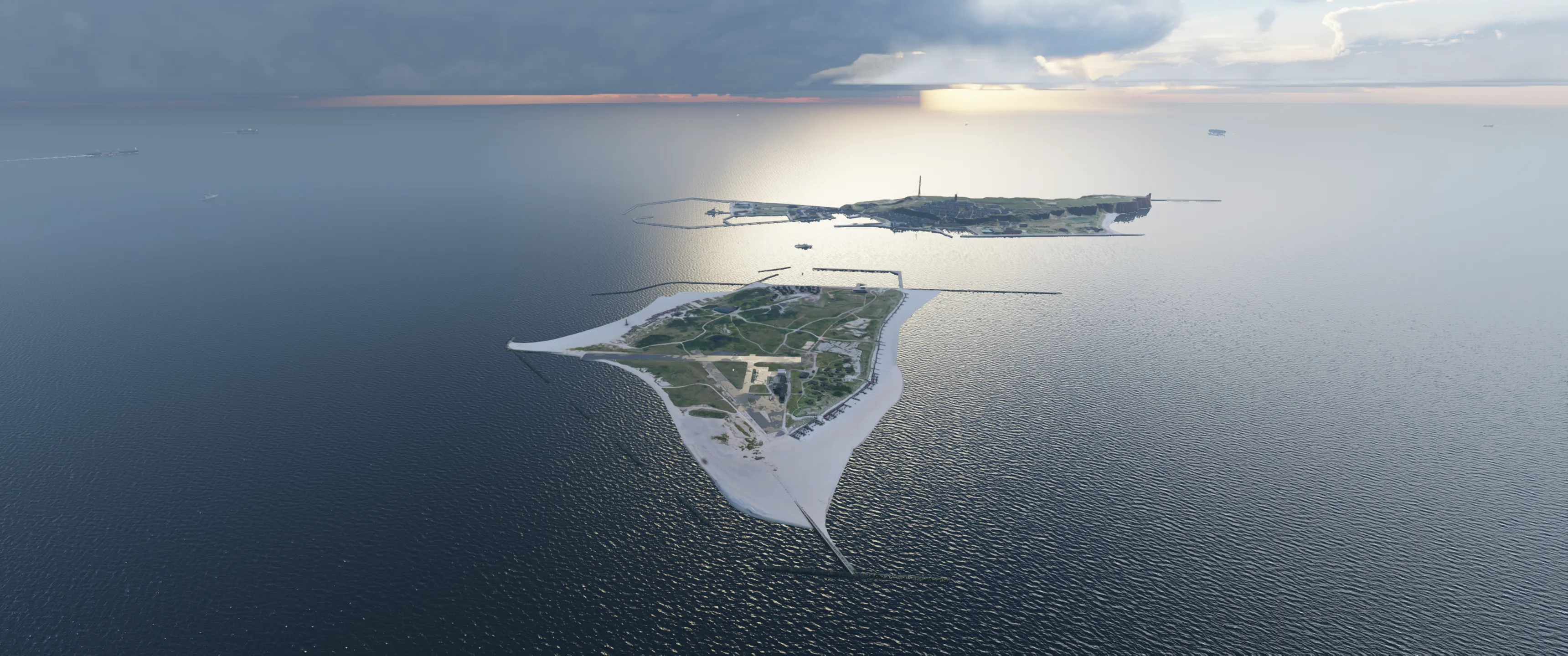 Аэропорт EDXH ( Гельголанд, Германия )