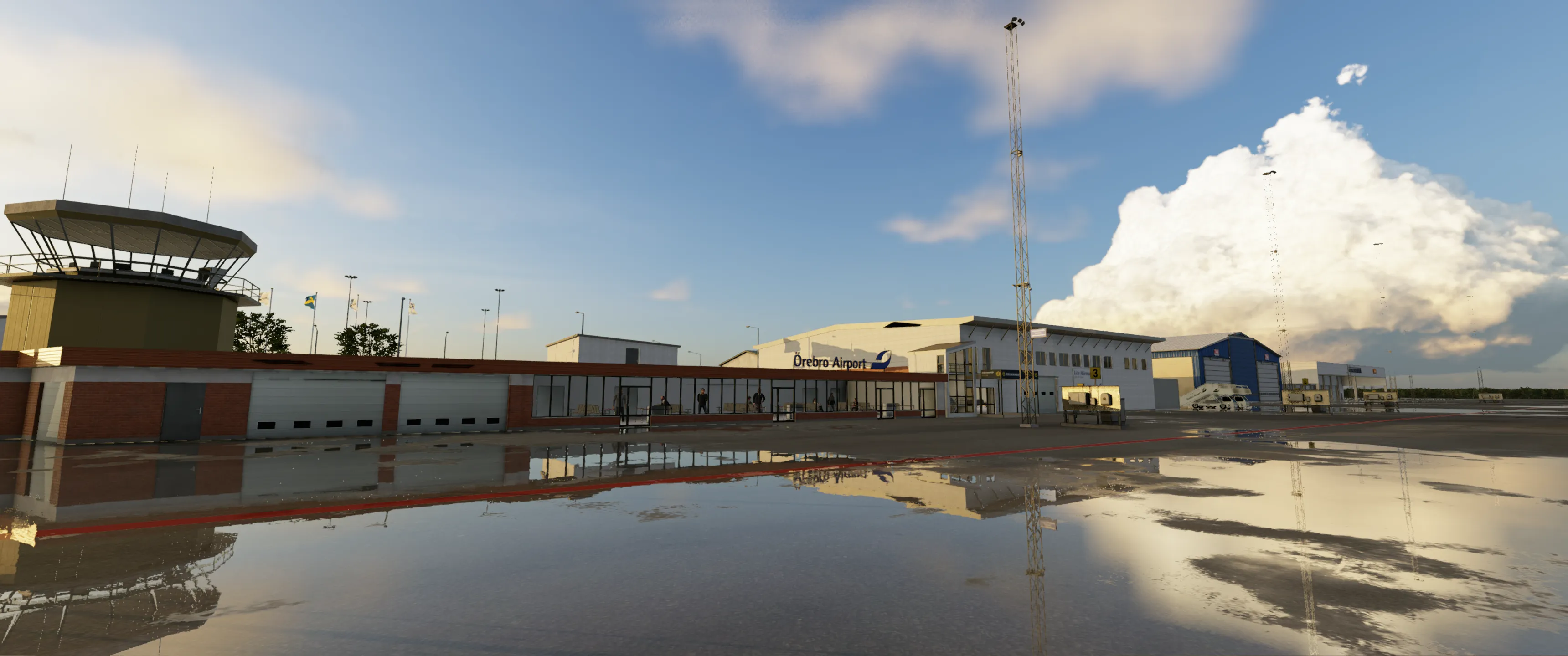 Аэропорт ESOE ( Эребру, Швеция )