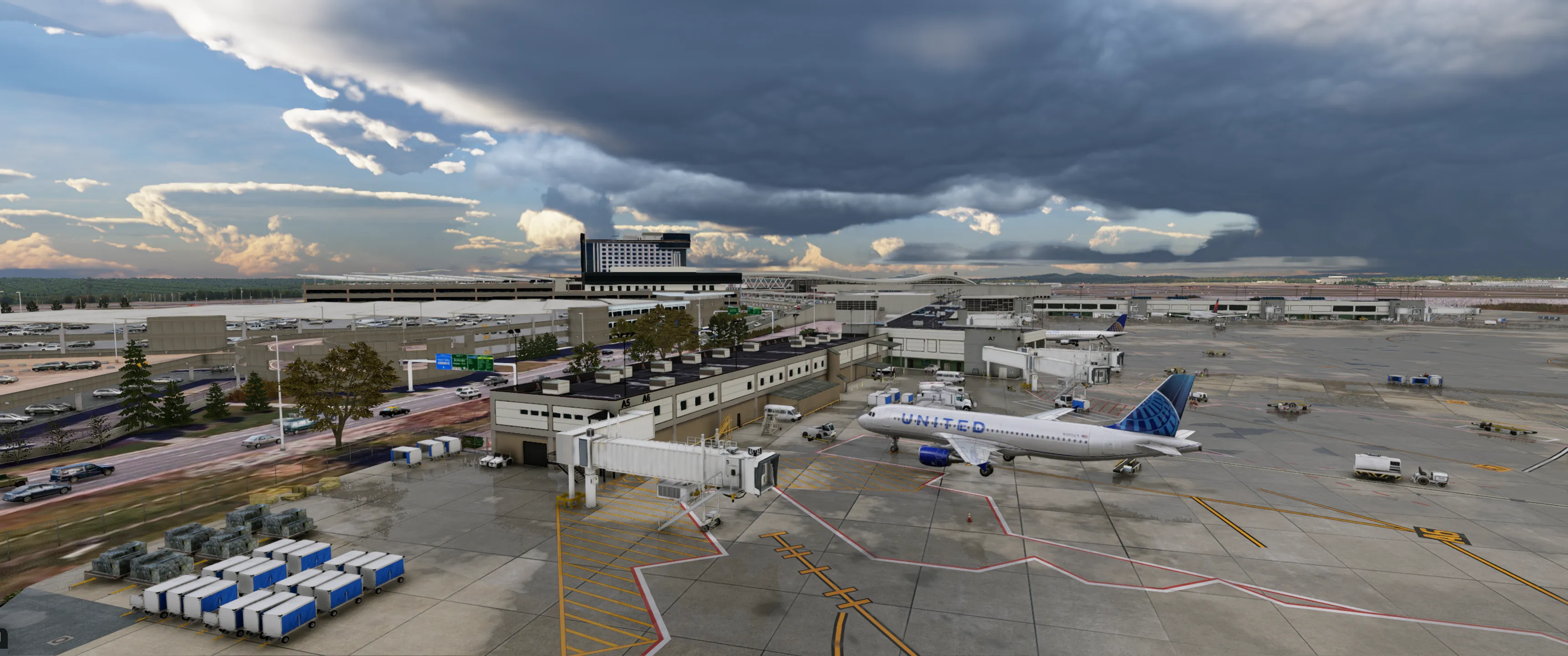 Аэропорт KBNA ( Нэшвилл, США )