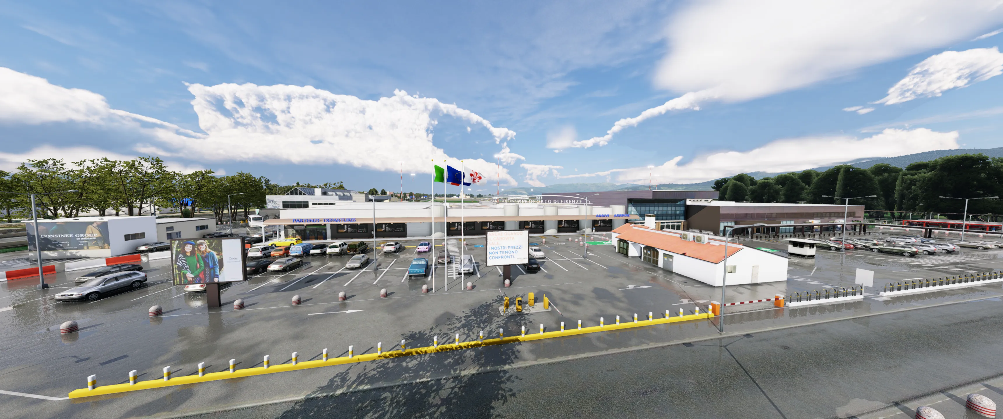 Аэропорт LIRQ ( Флоренция, Италия ) + город