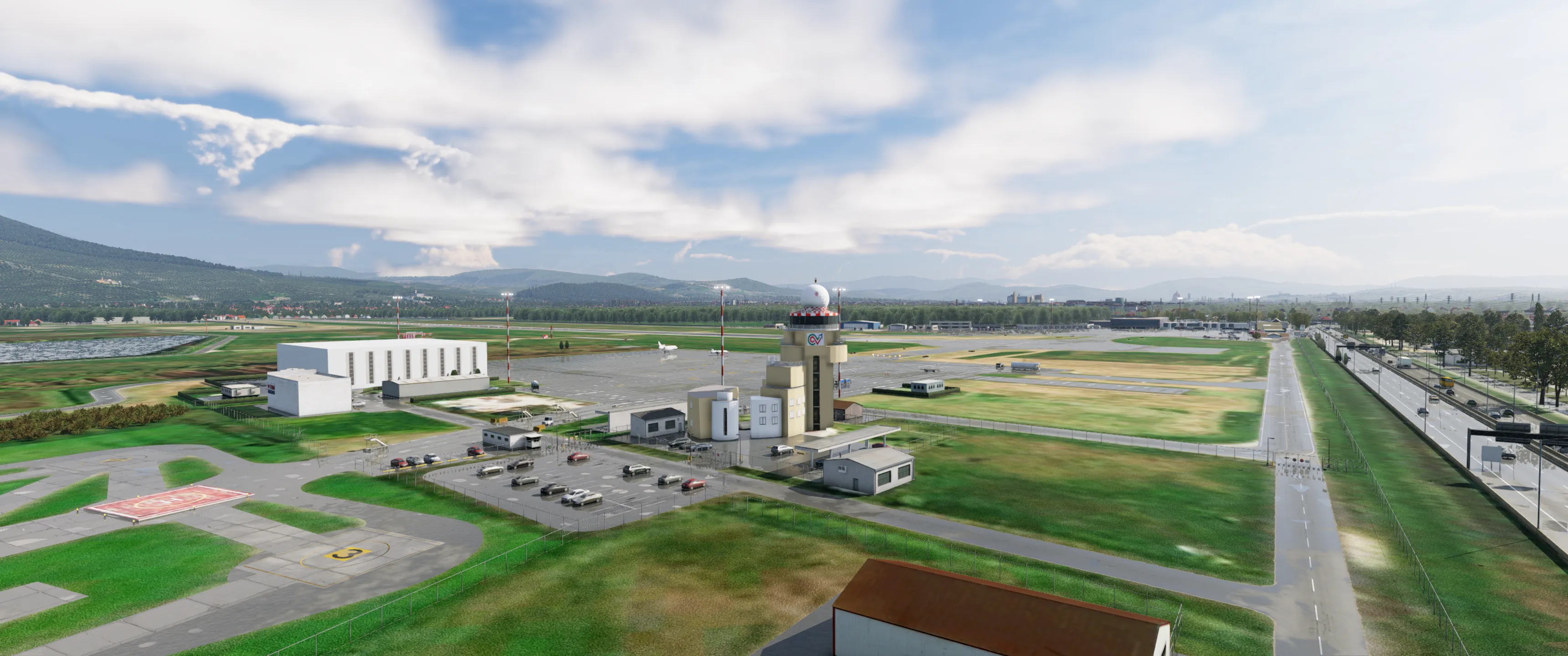 Аэропорт LIRQ ( Флоренция, Италия ) + город