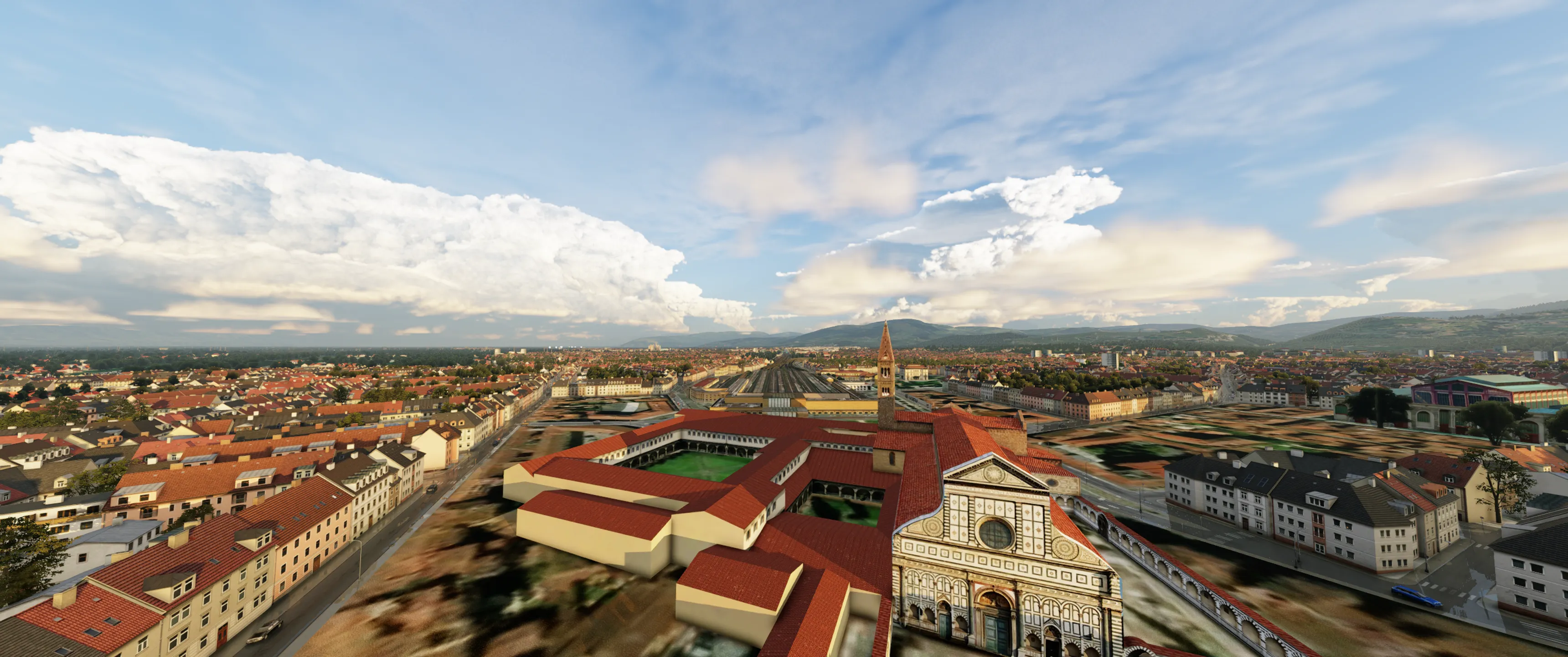 Аэропорт LIRQ ( Флоренция, Италия ) + город