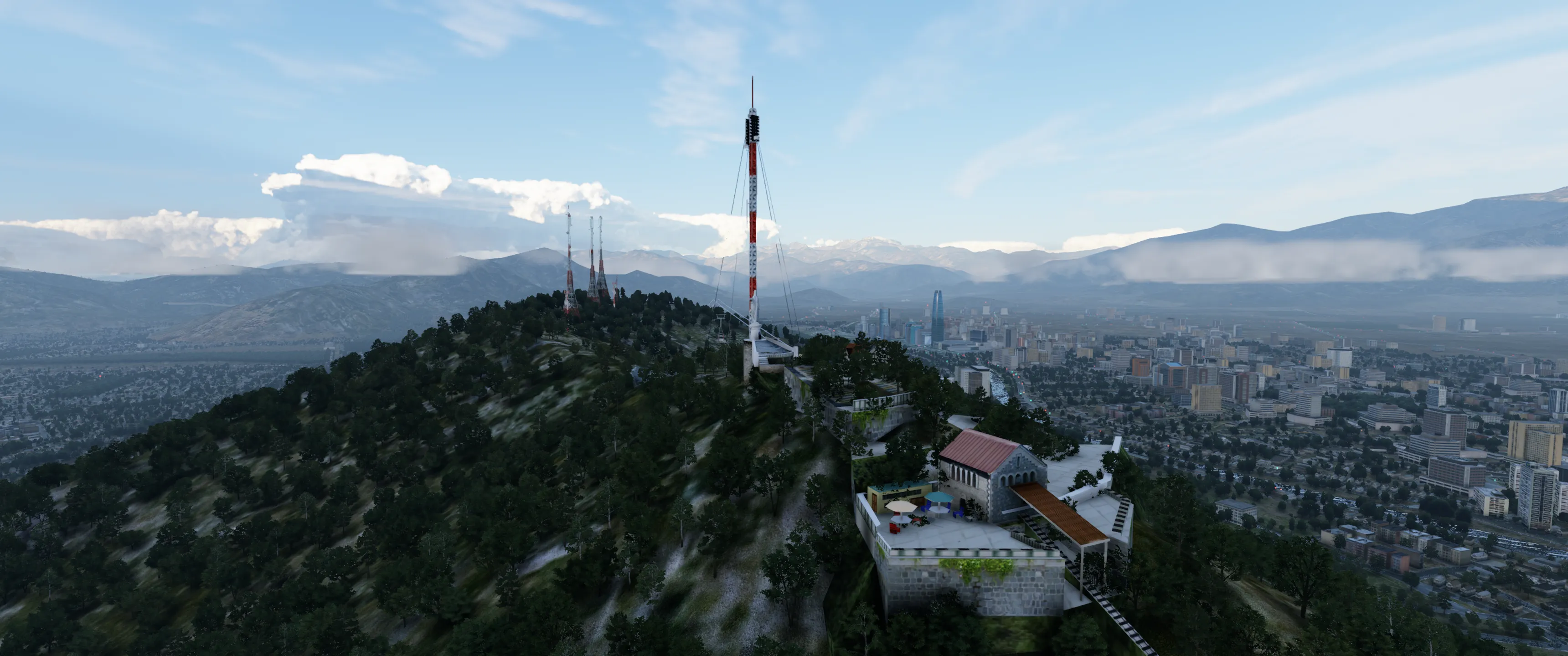 Аэропорт SCEL ( Сантьяго, Чили ) + лендмарки