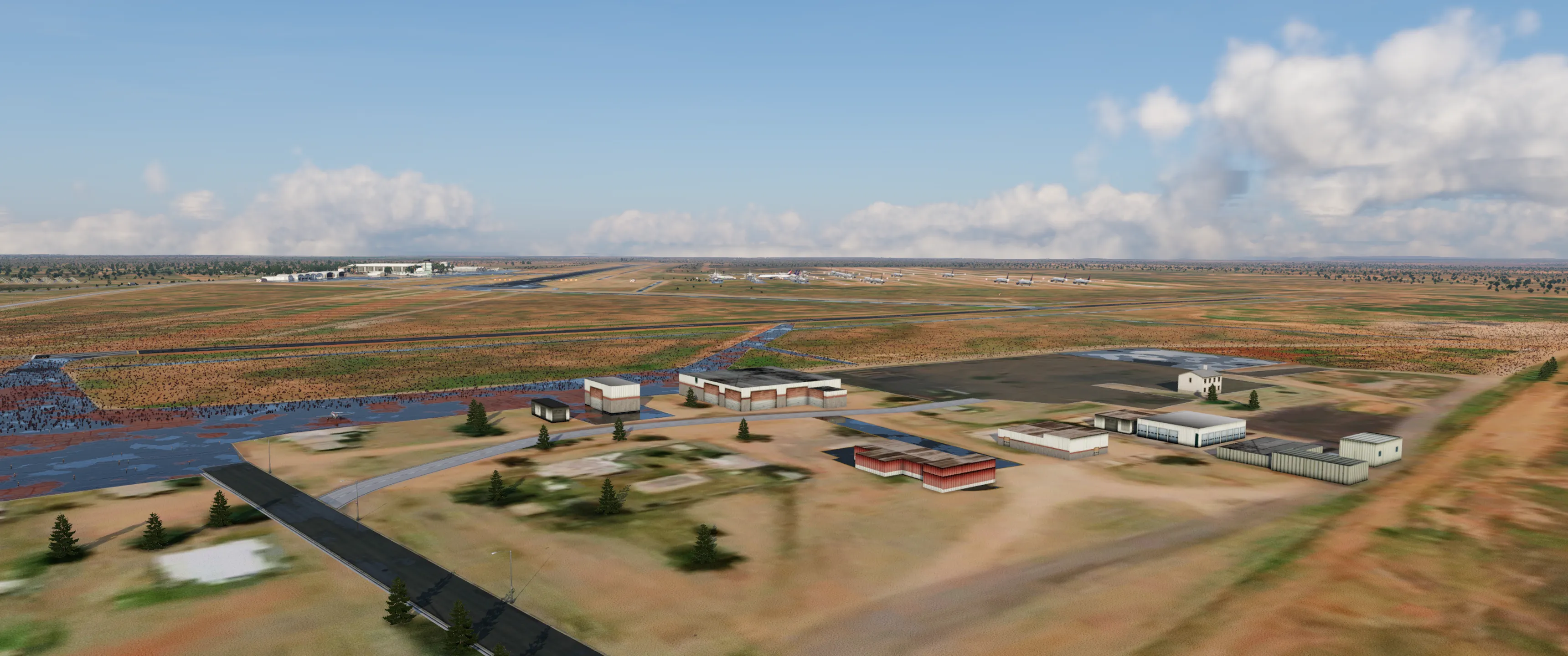 Аэропорт YBAS ( Алис-Спрингс, Австралия )