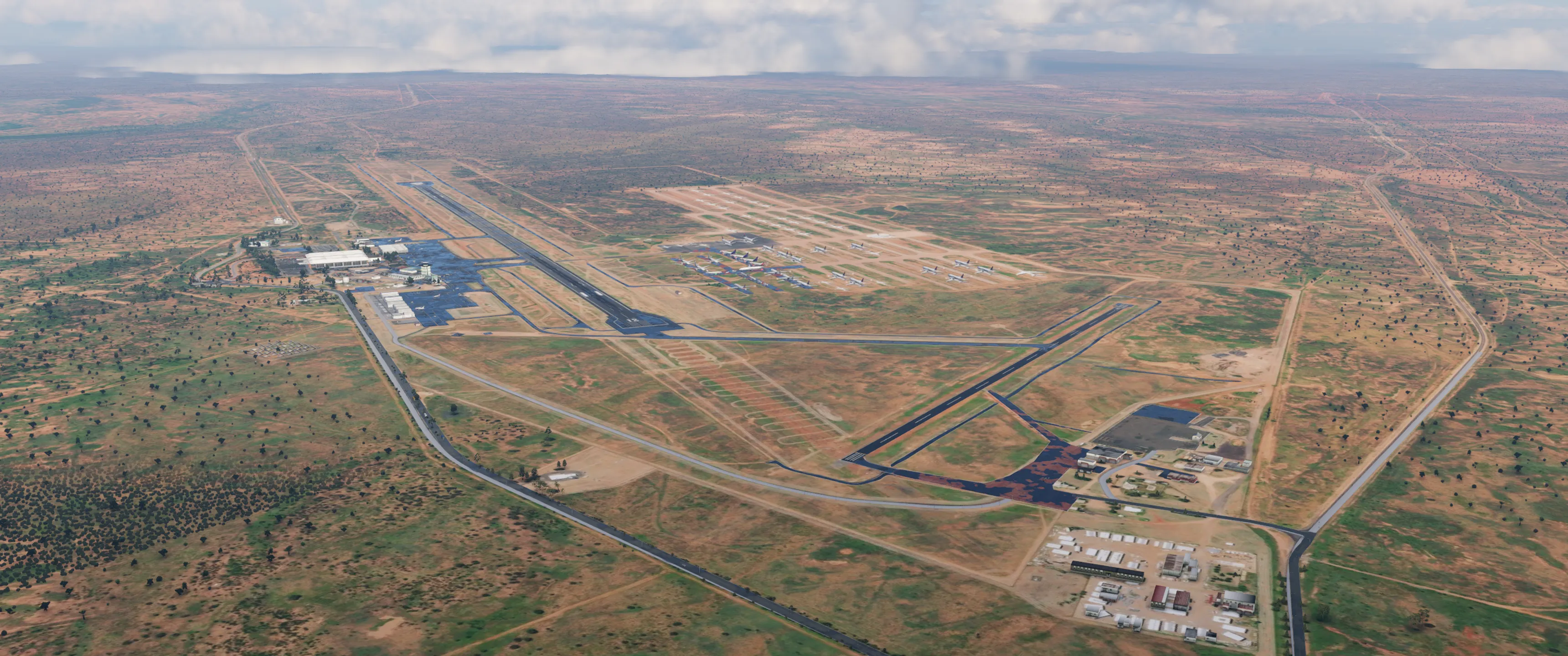 Аэропорт YBAS ( Алис-Спрингс, Австралия )